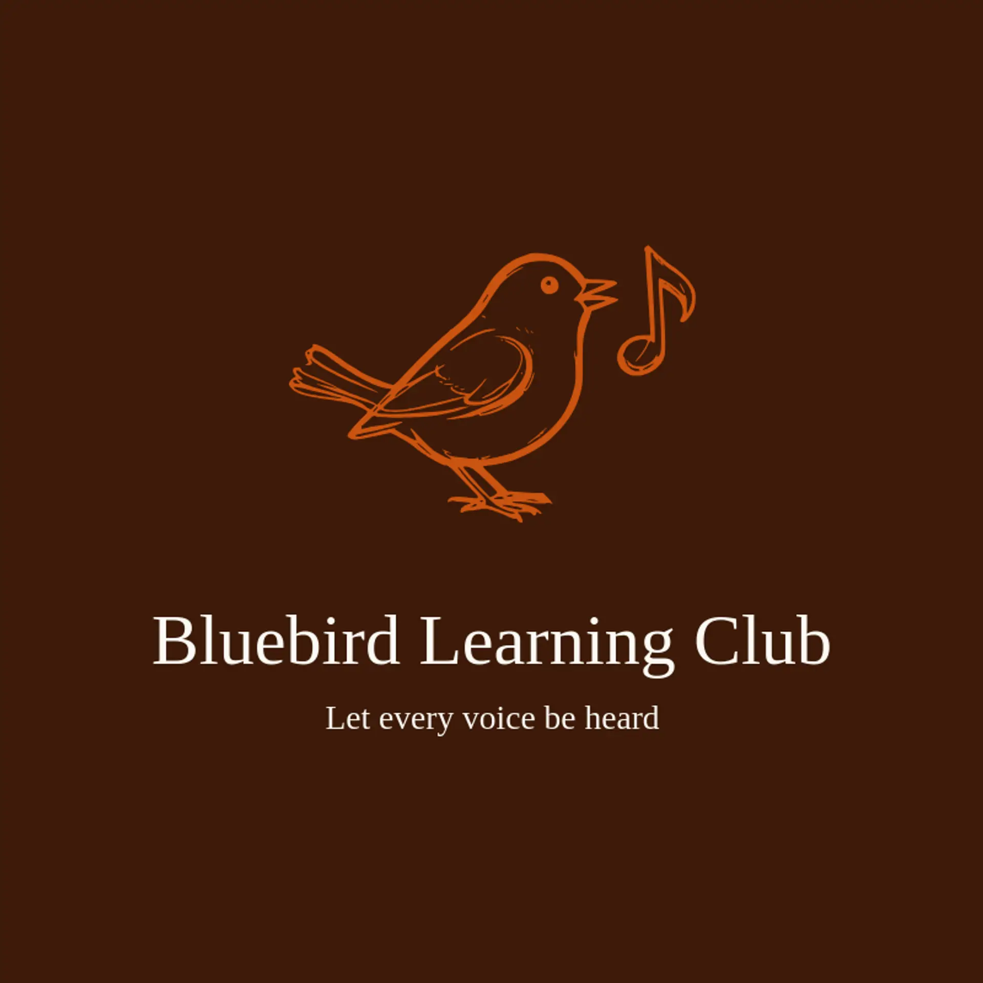 Bluebird Learning Club logo for special education