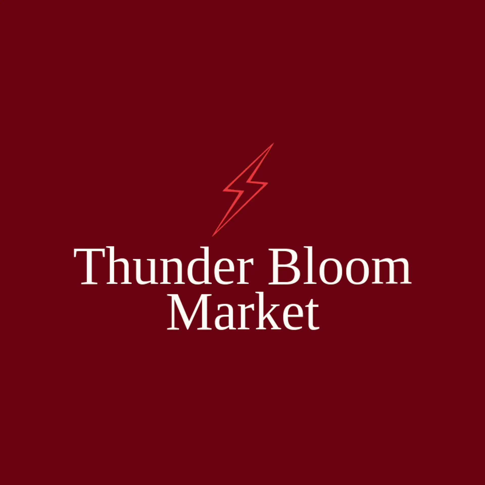 Thunder Bloom Market logo for thunder