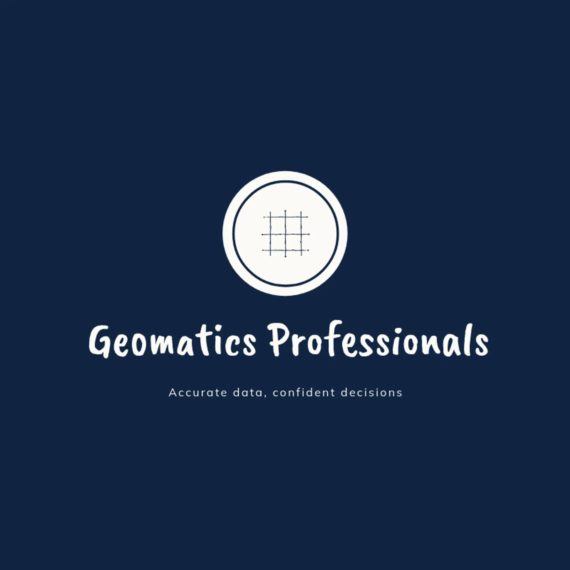 Geomatics Professionals logo for surveying