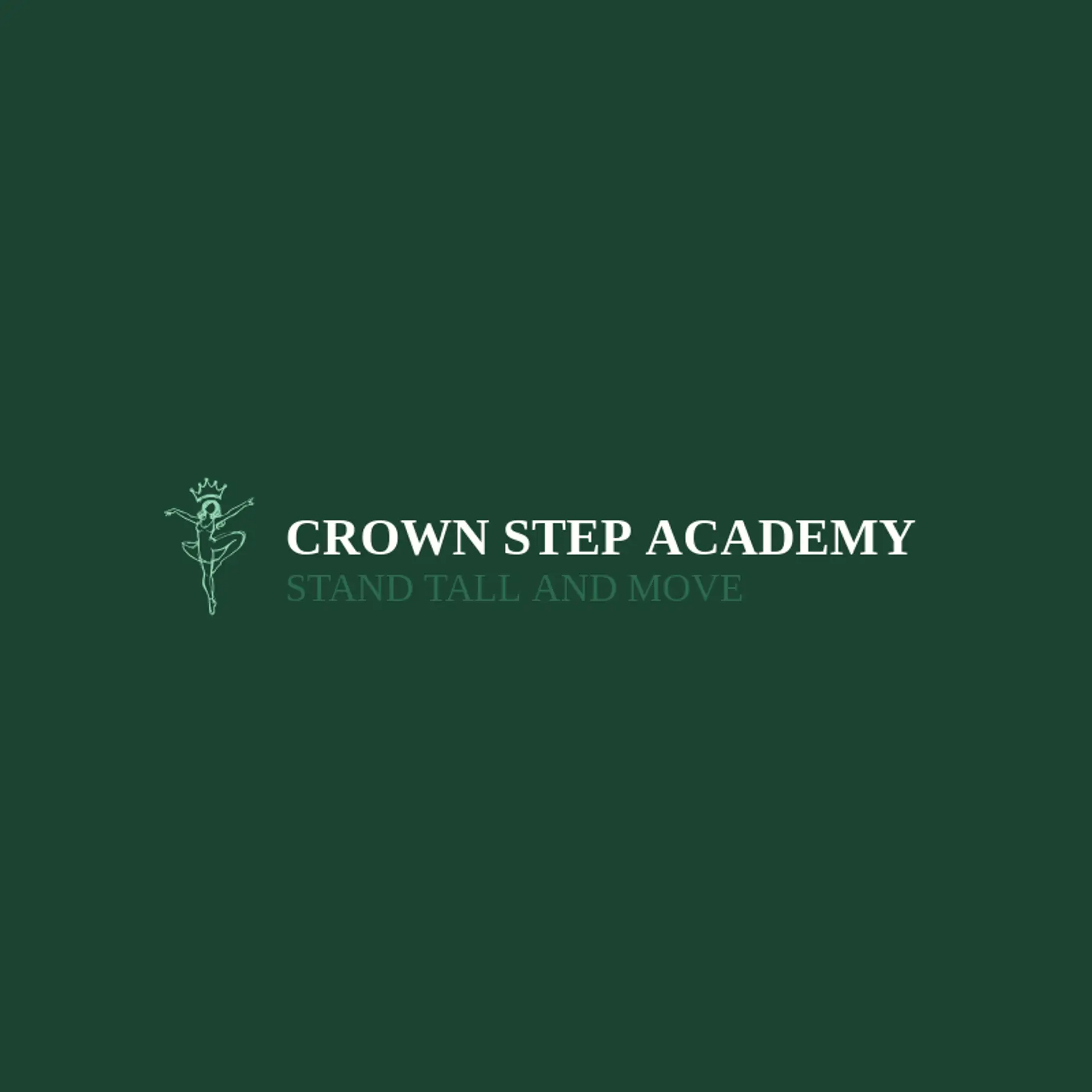 Crown Step Academy logo for dance studio