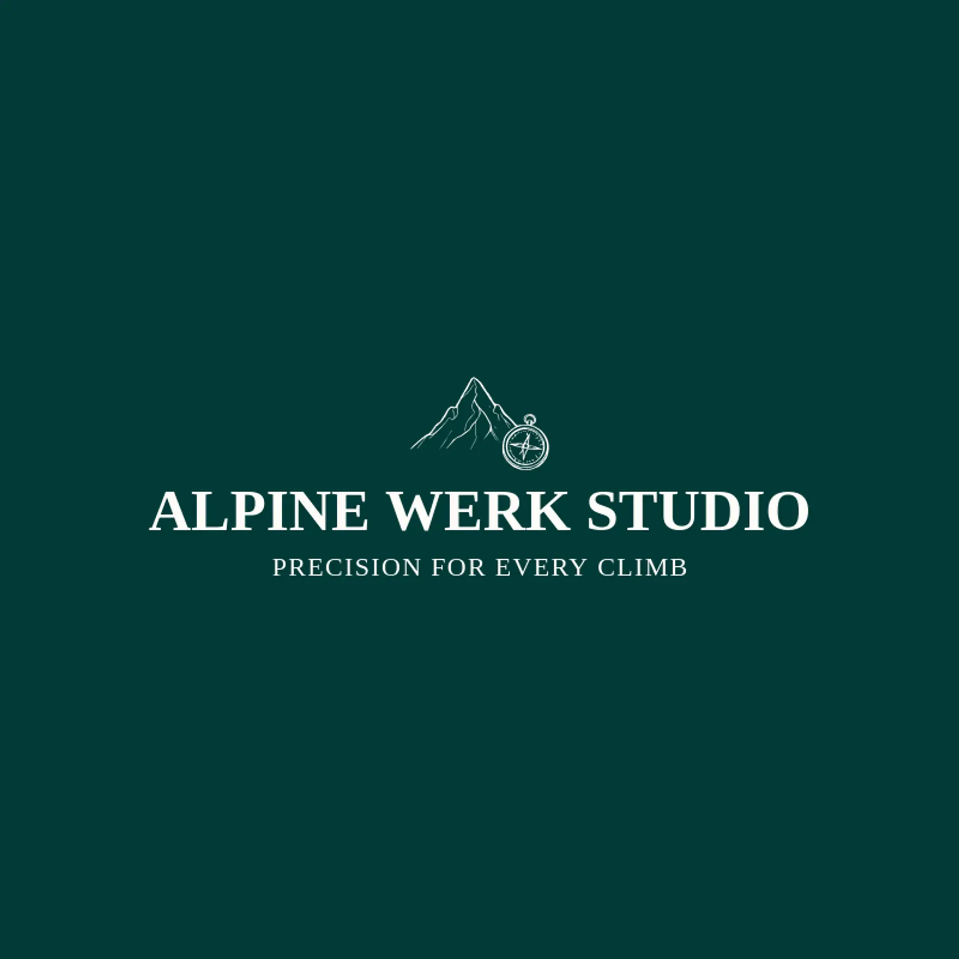 Alpine Werk Studio logo for german