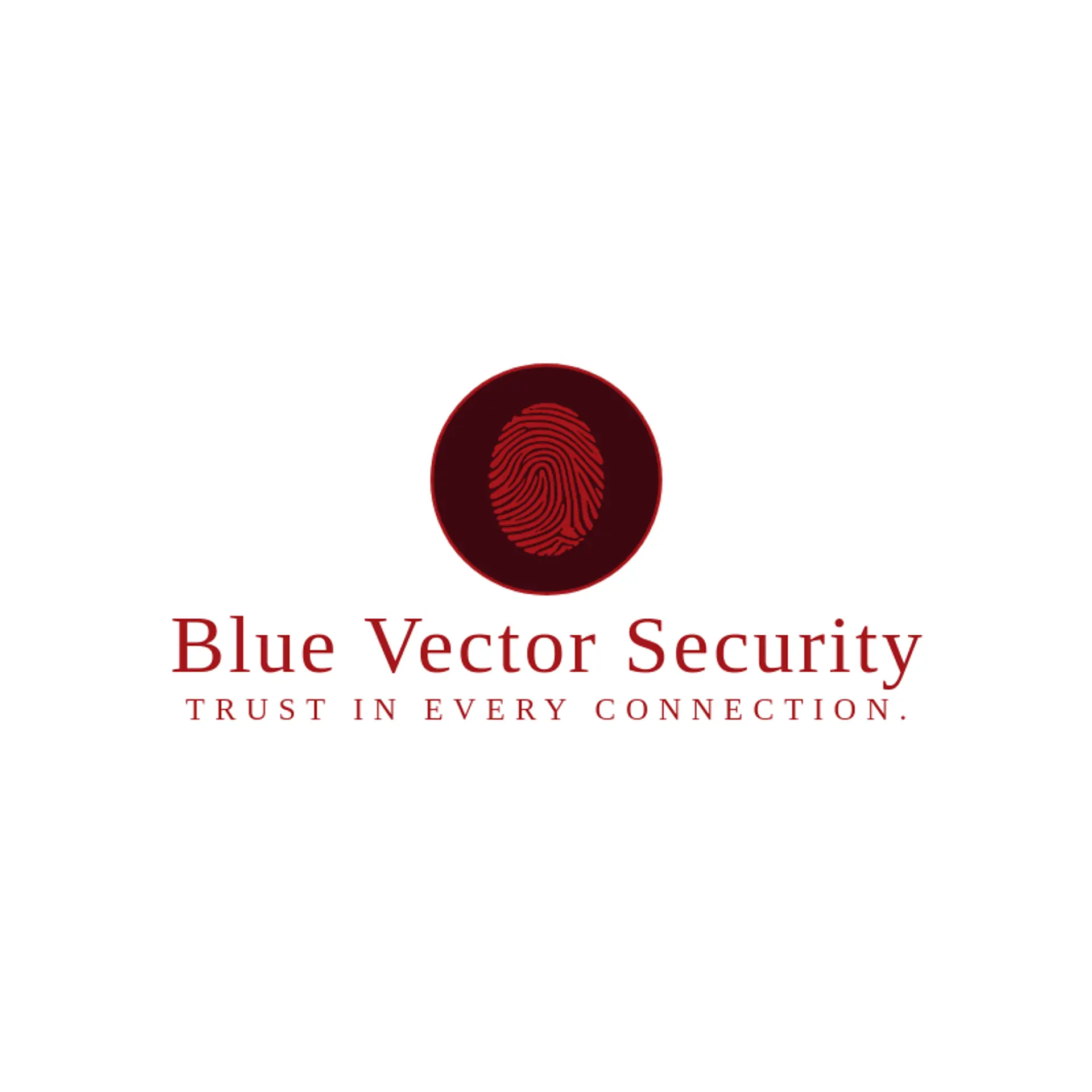 Blue Vector Security logo for cyber