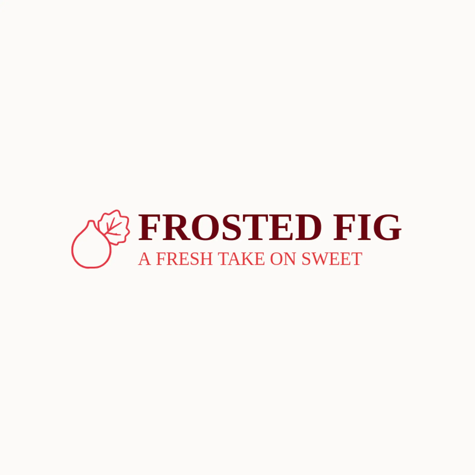 Frosted Fig logo for sweet