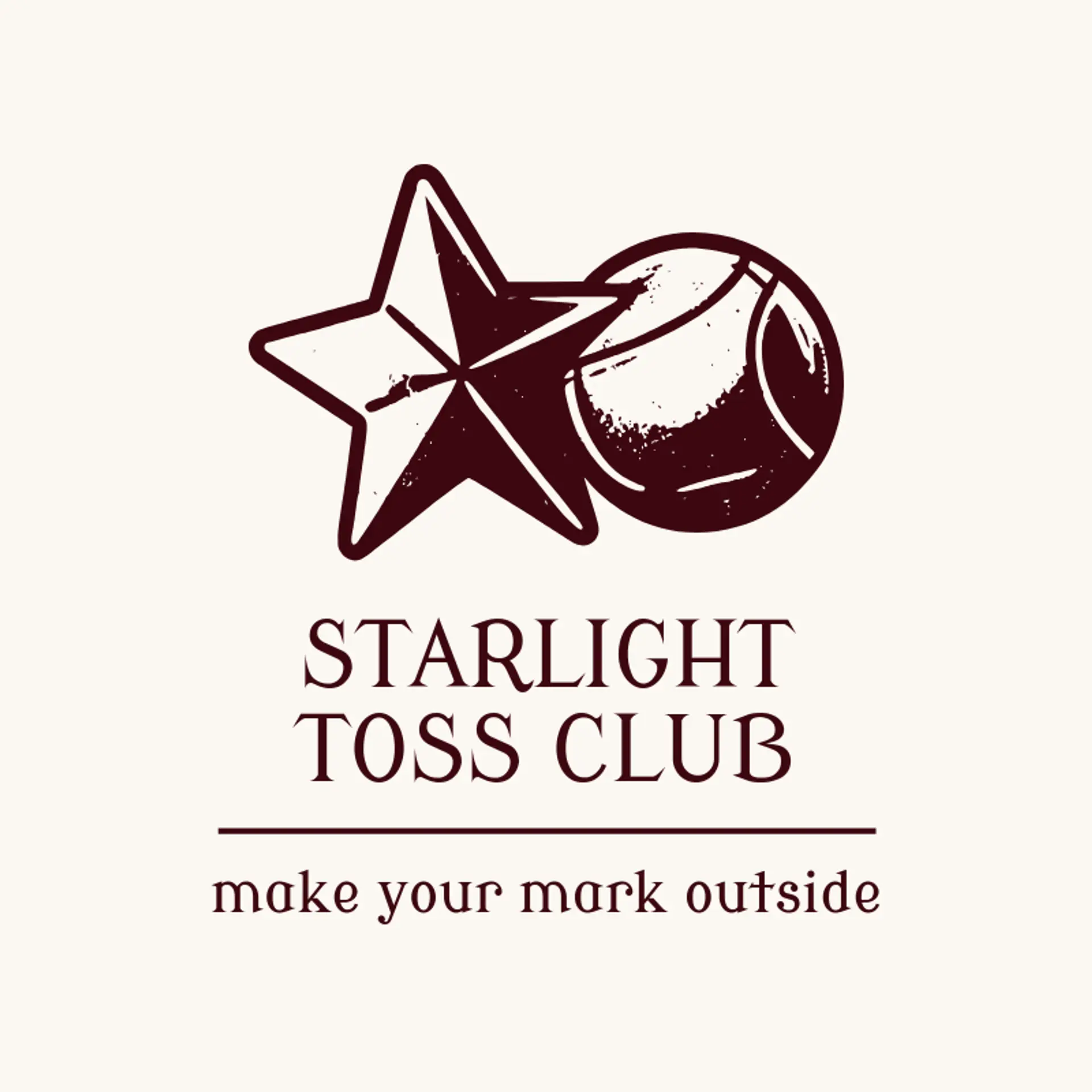 Starlight Toss Club logo for wiffleball