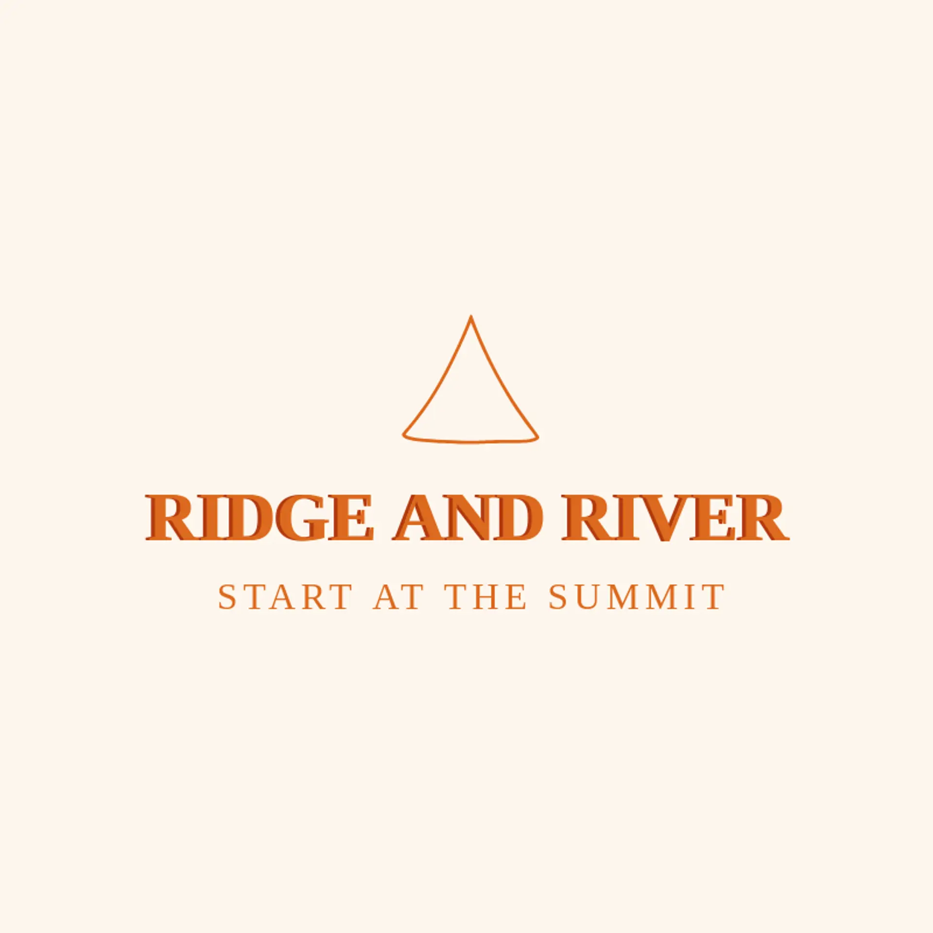 Ridge and River logo for peak