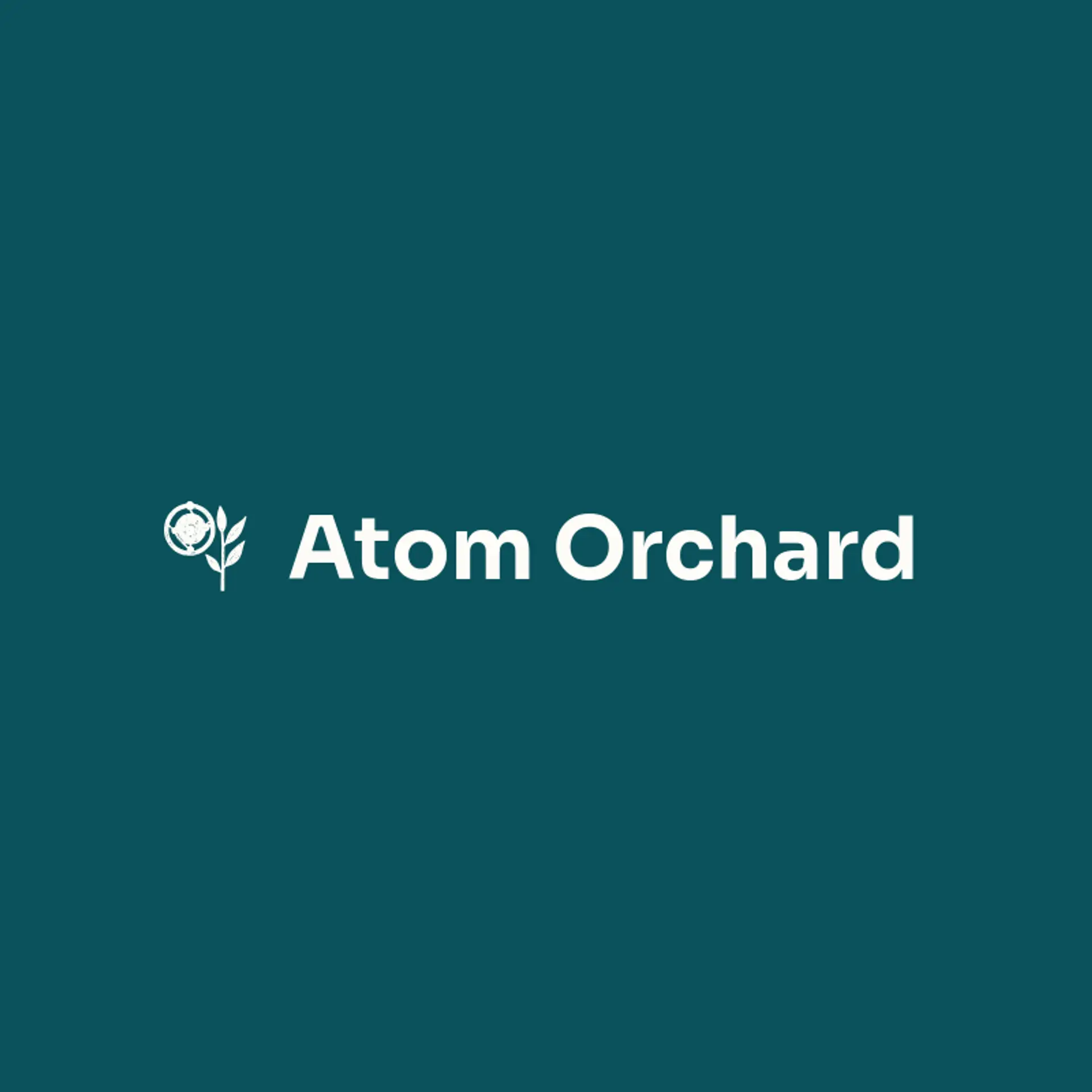 Atom Orchard logo for stem