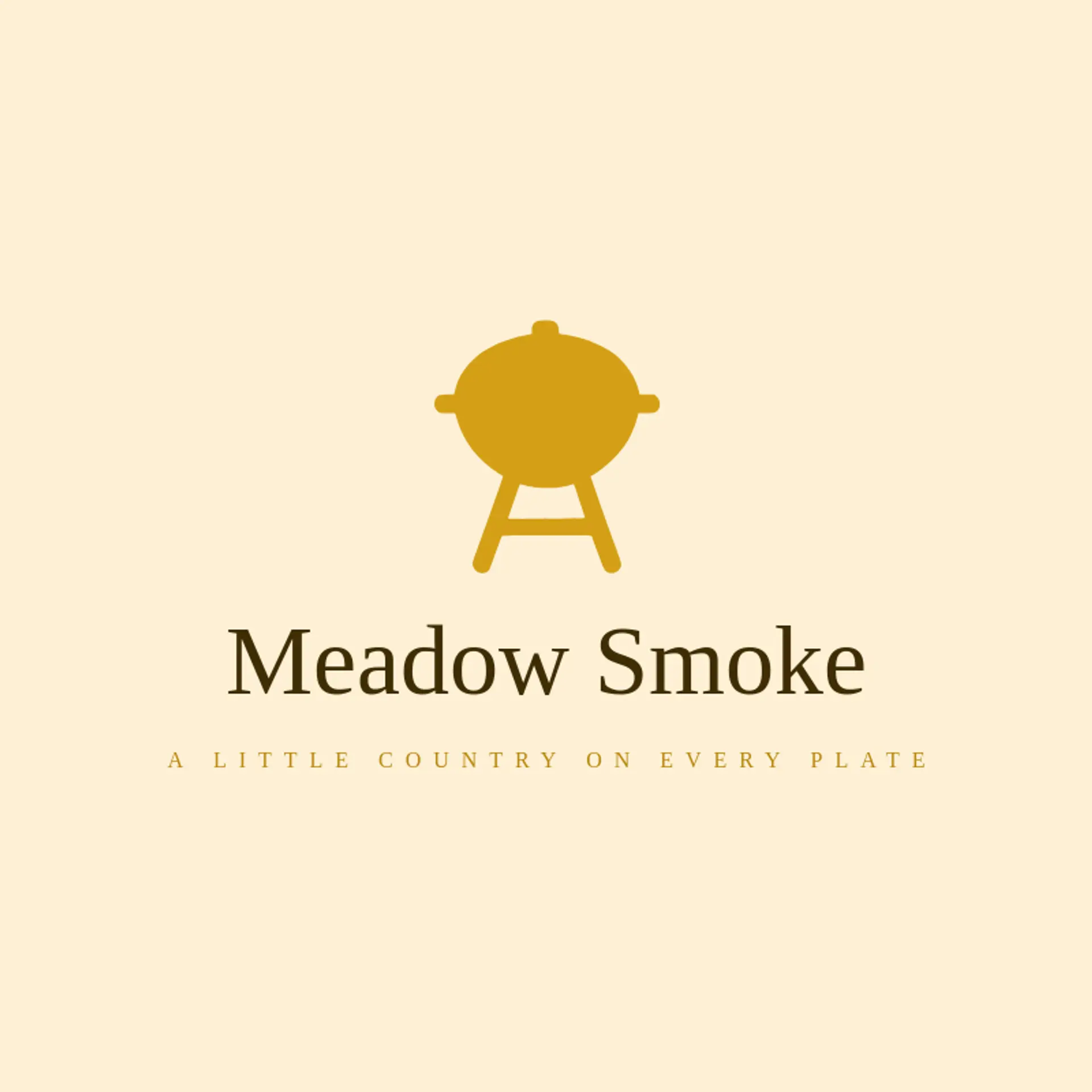 Meadow Smoke logo for grill