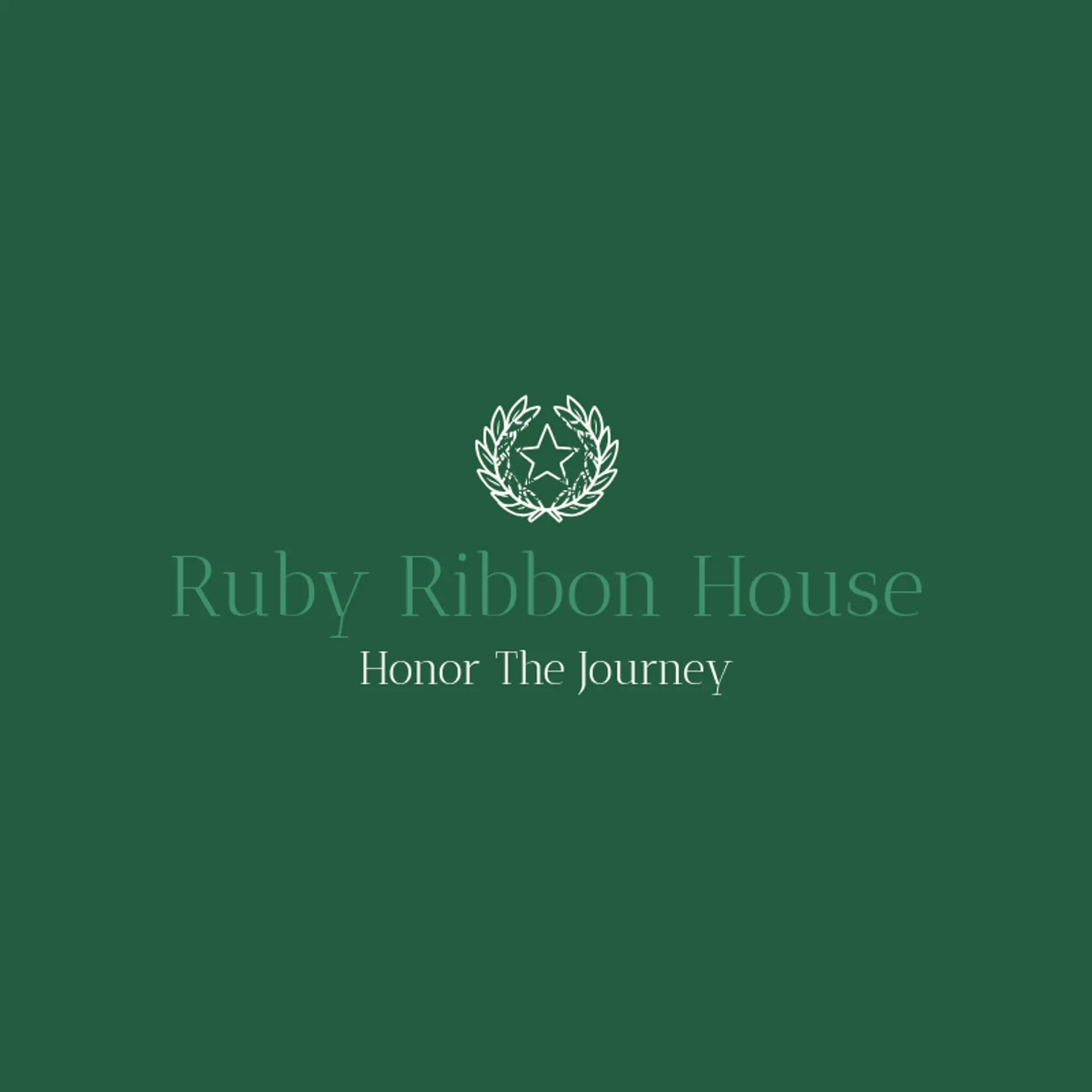 Ruby Ribbon House logo for anniversary