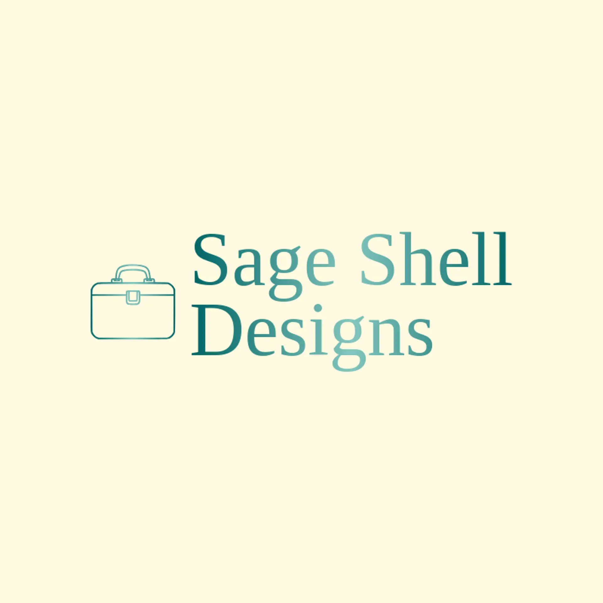 Sage Shell Designs logo for case