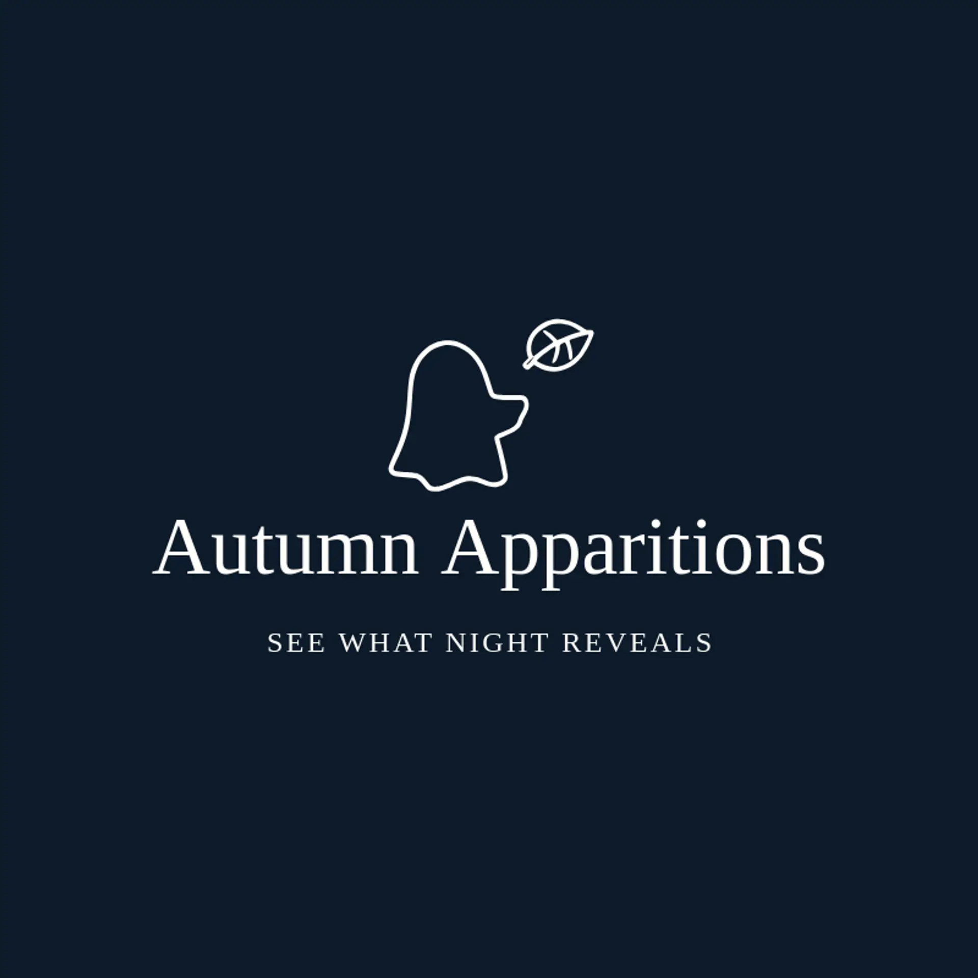 Autumn Apparitions logo for spooky