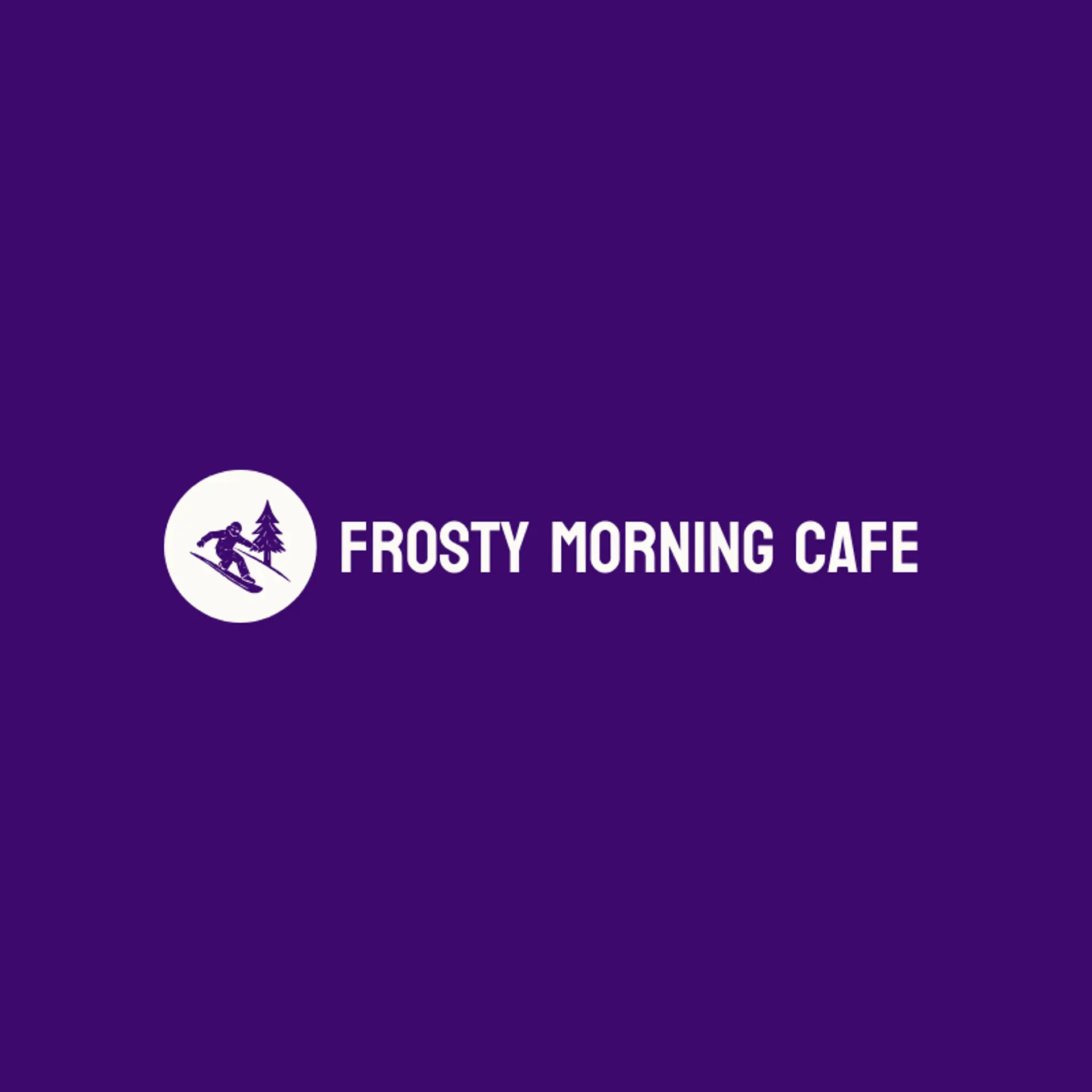 Frosty Morning Cafe logo for frost