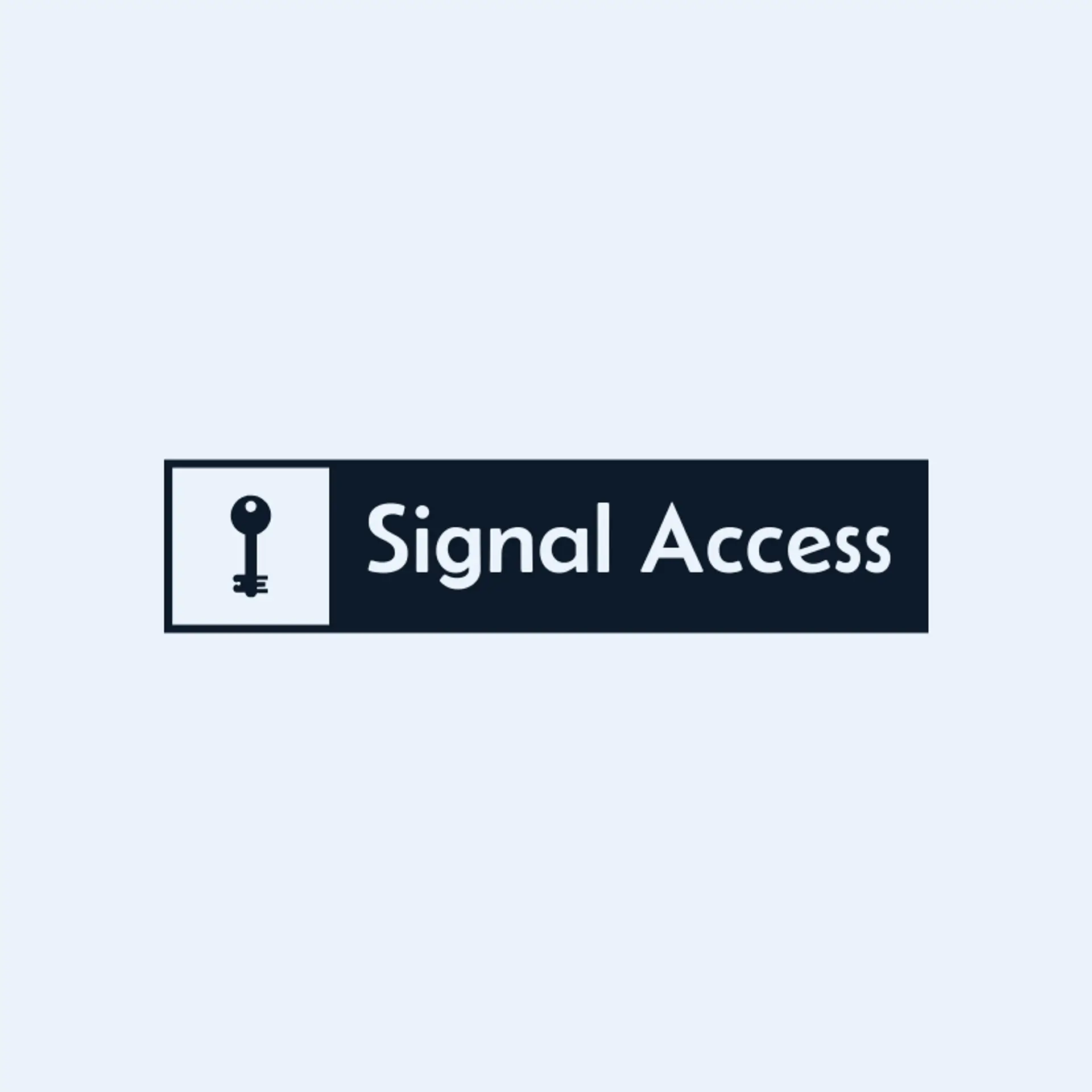 Signal Access logo for access