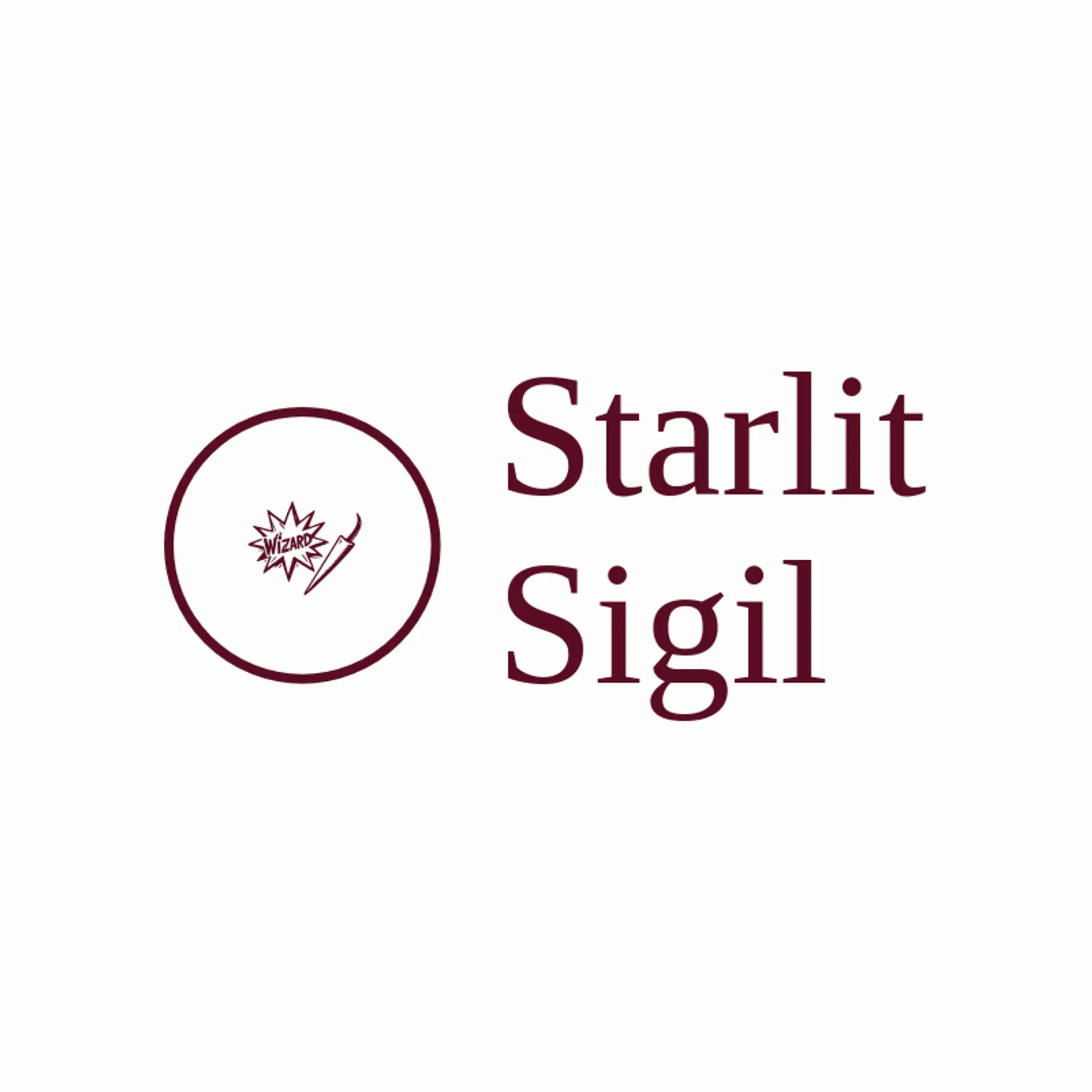 Starlit Sigil logo for wizard