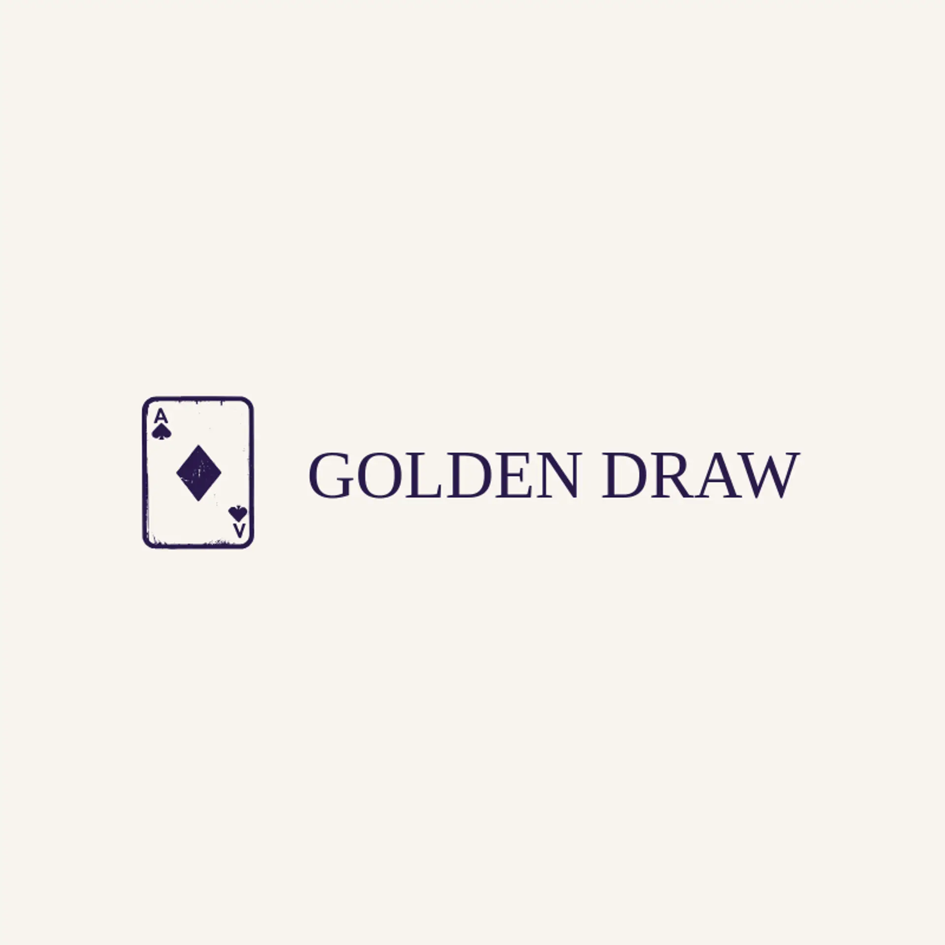 Golden Draw logo for poker