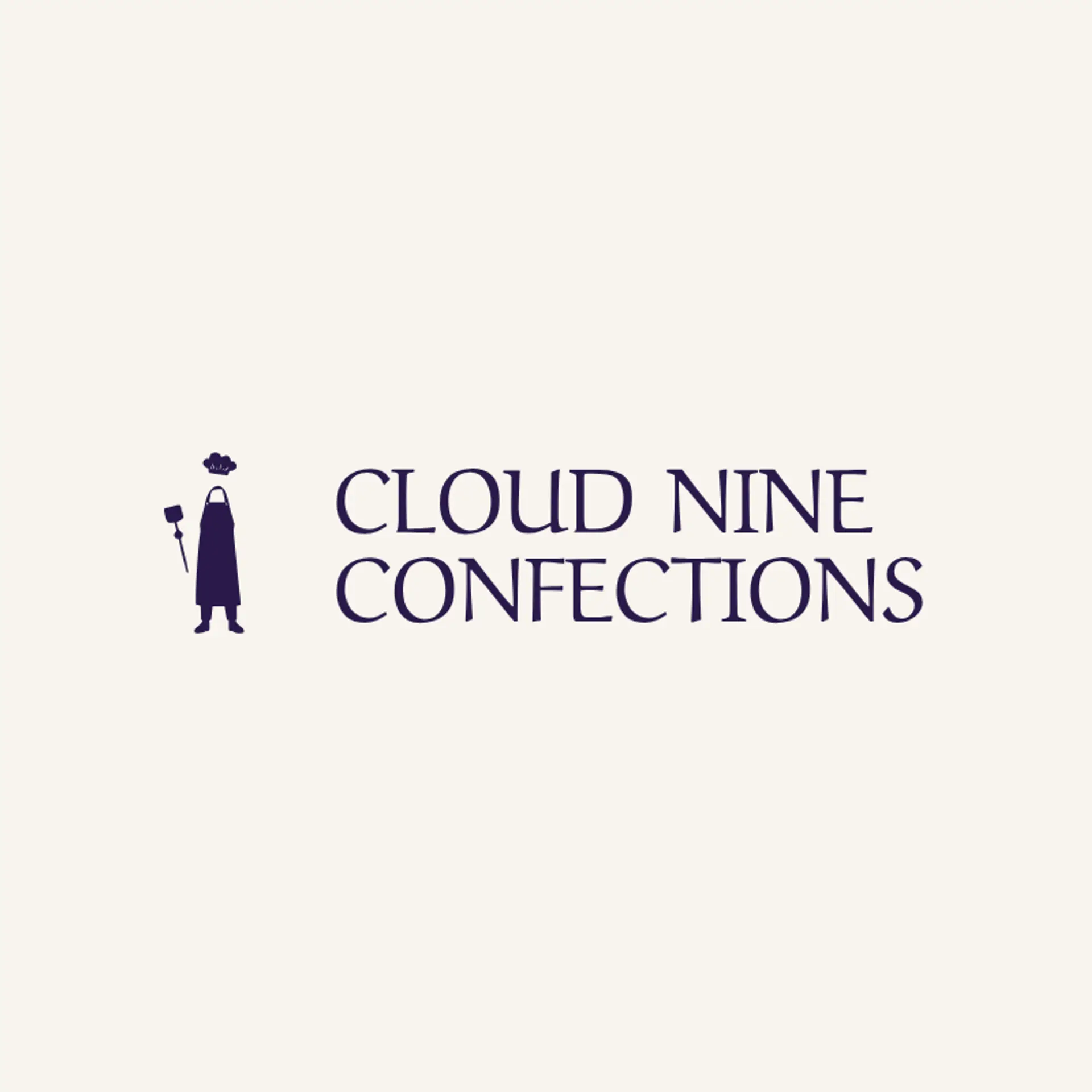 Cloud Nine Confections logo for baker