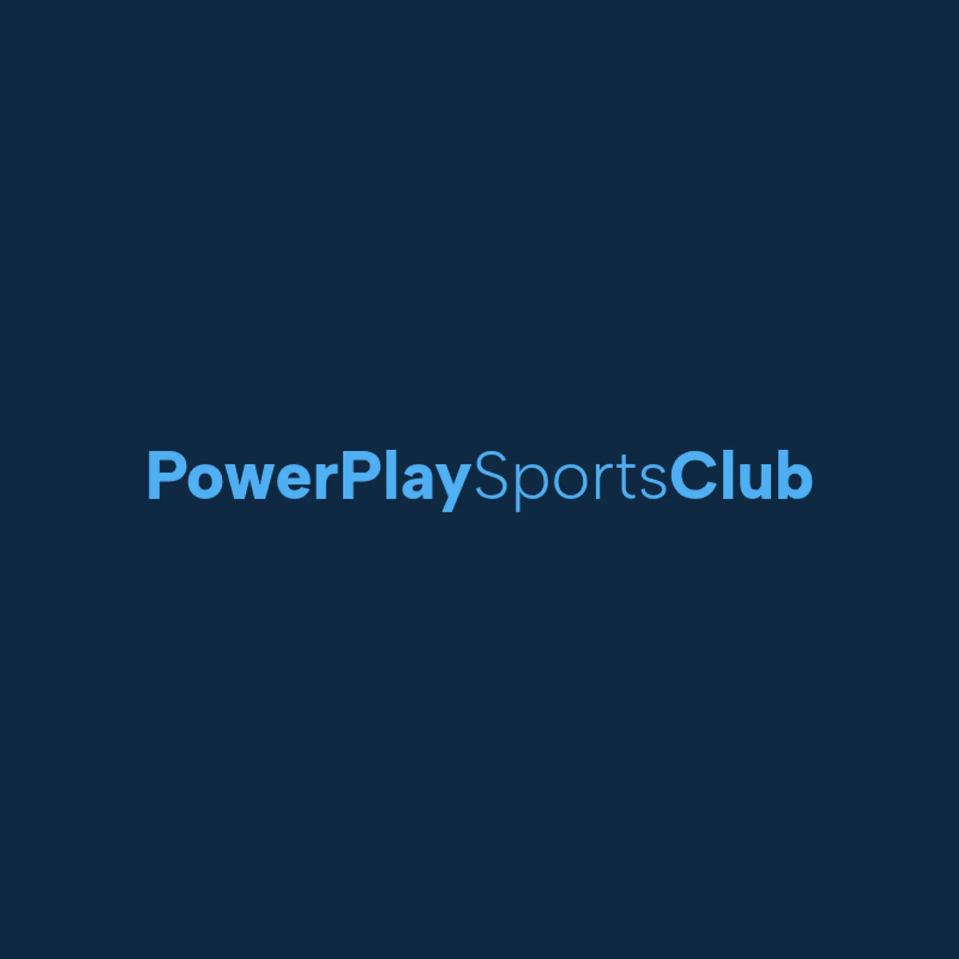 PowerPlay Sports Club logo for sports club