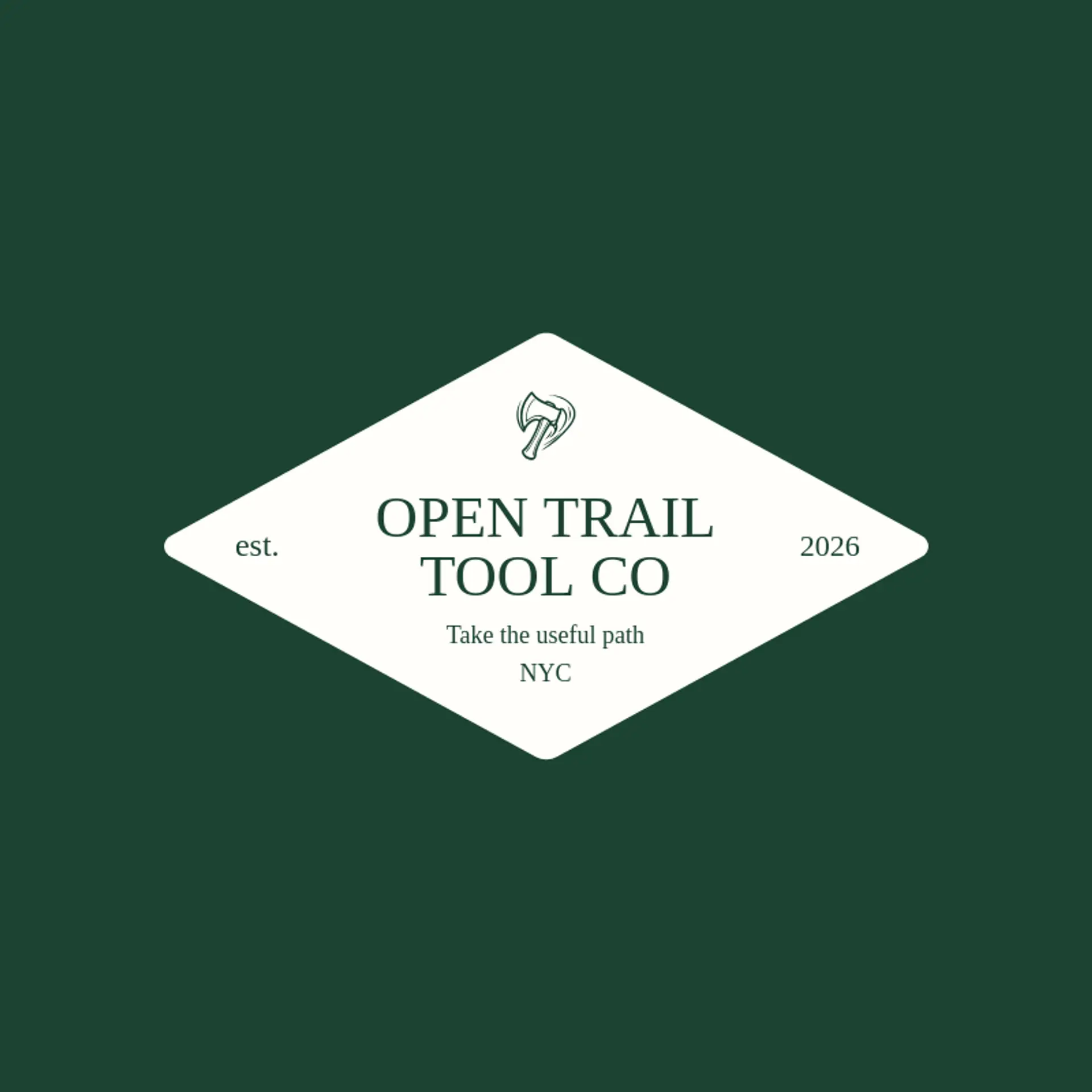 Open Trail Tool Co logo for tomahawk