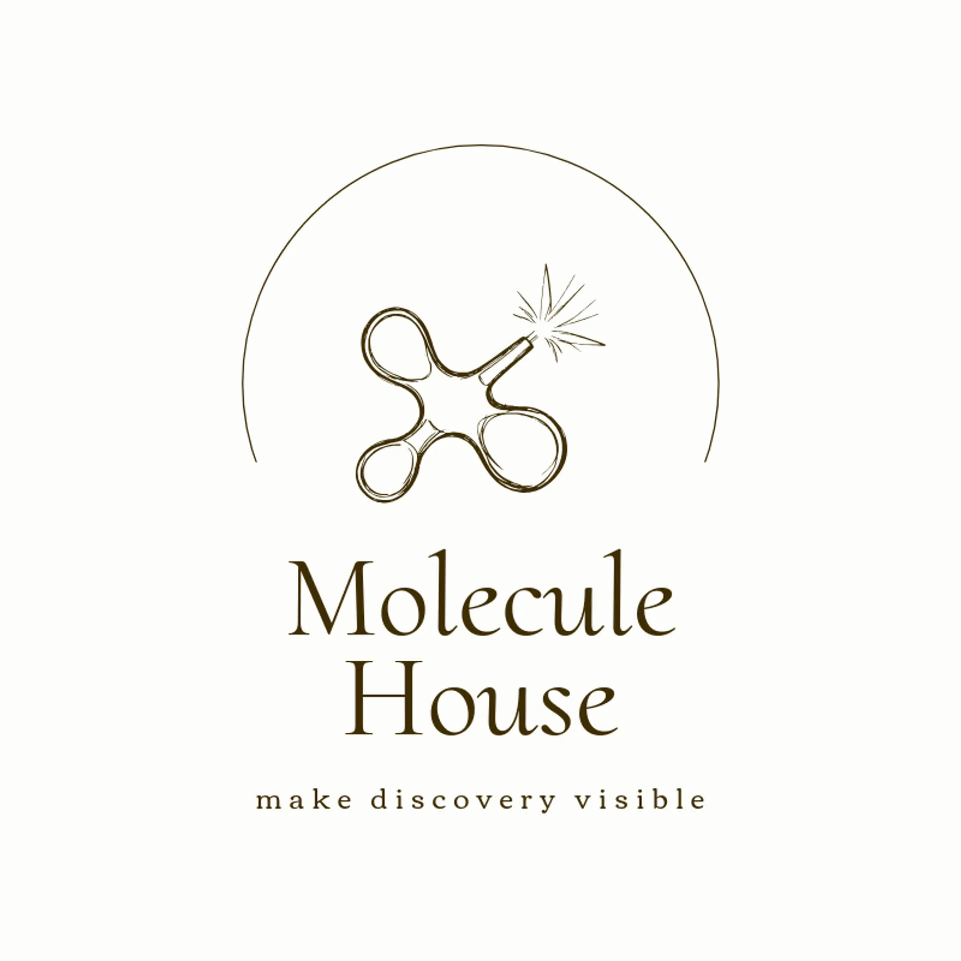 Molecule House logo for biology