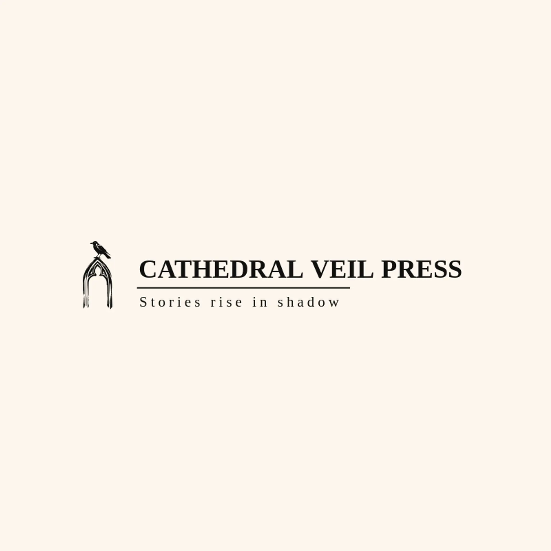 Cathedral Veil Press logo for gothic