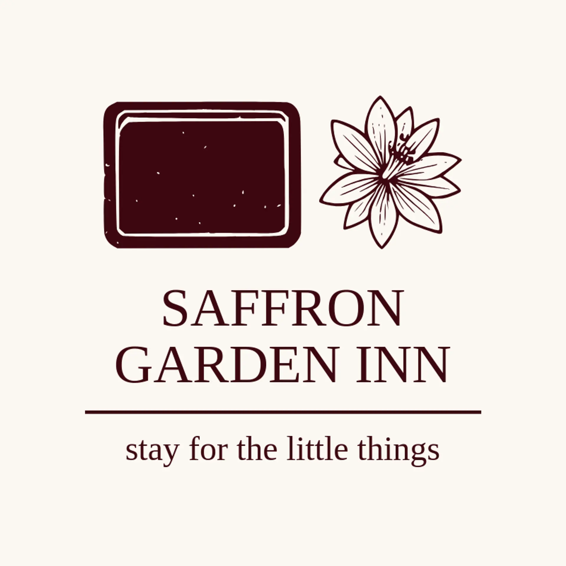 Saffron Garden Inn logo for hospitality