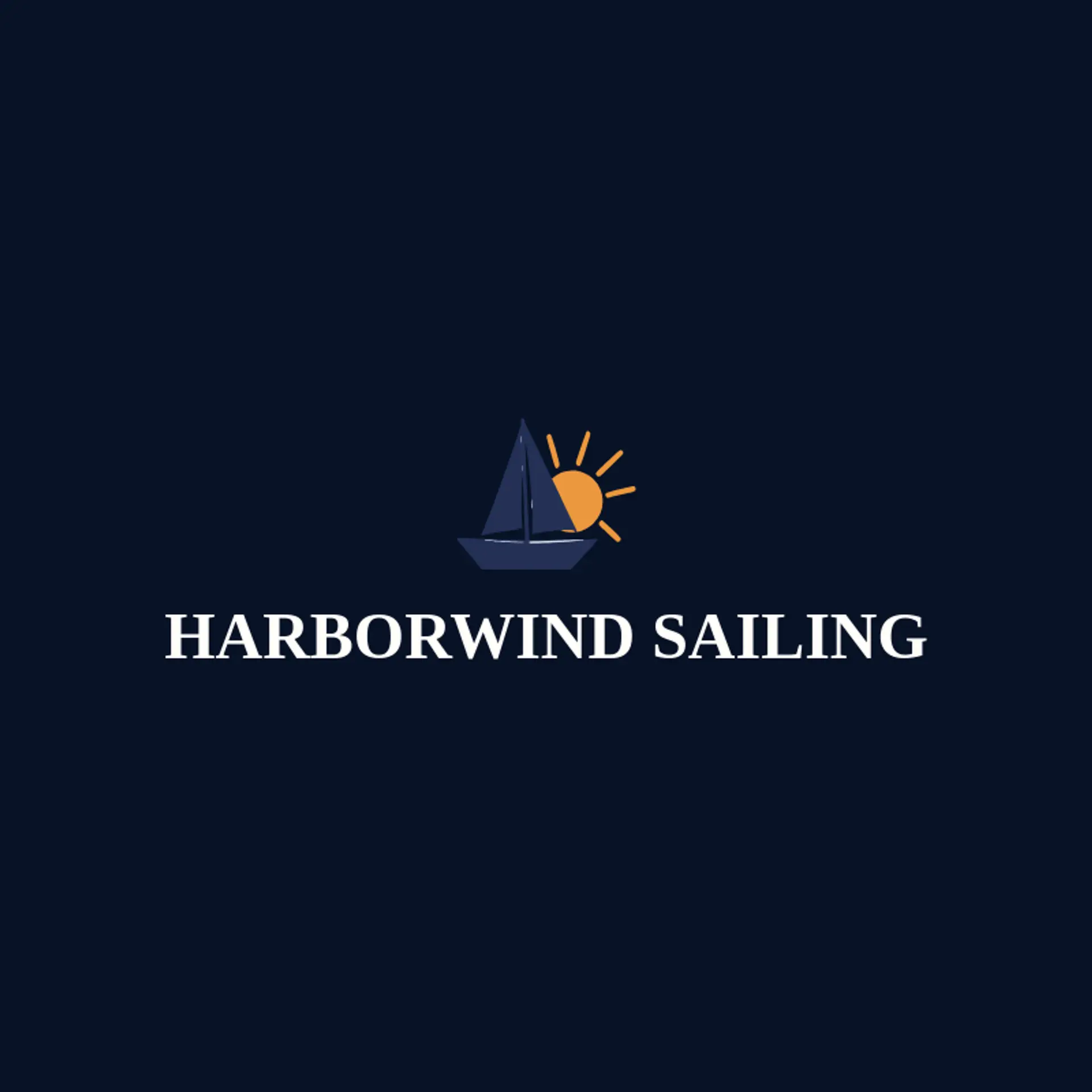 Harborwind Sailing logo for sailboat