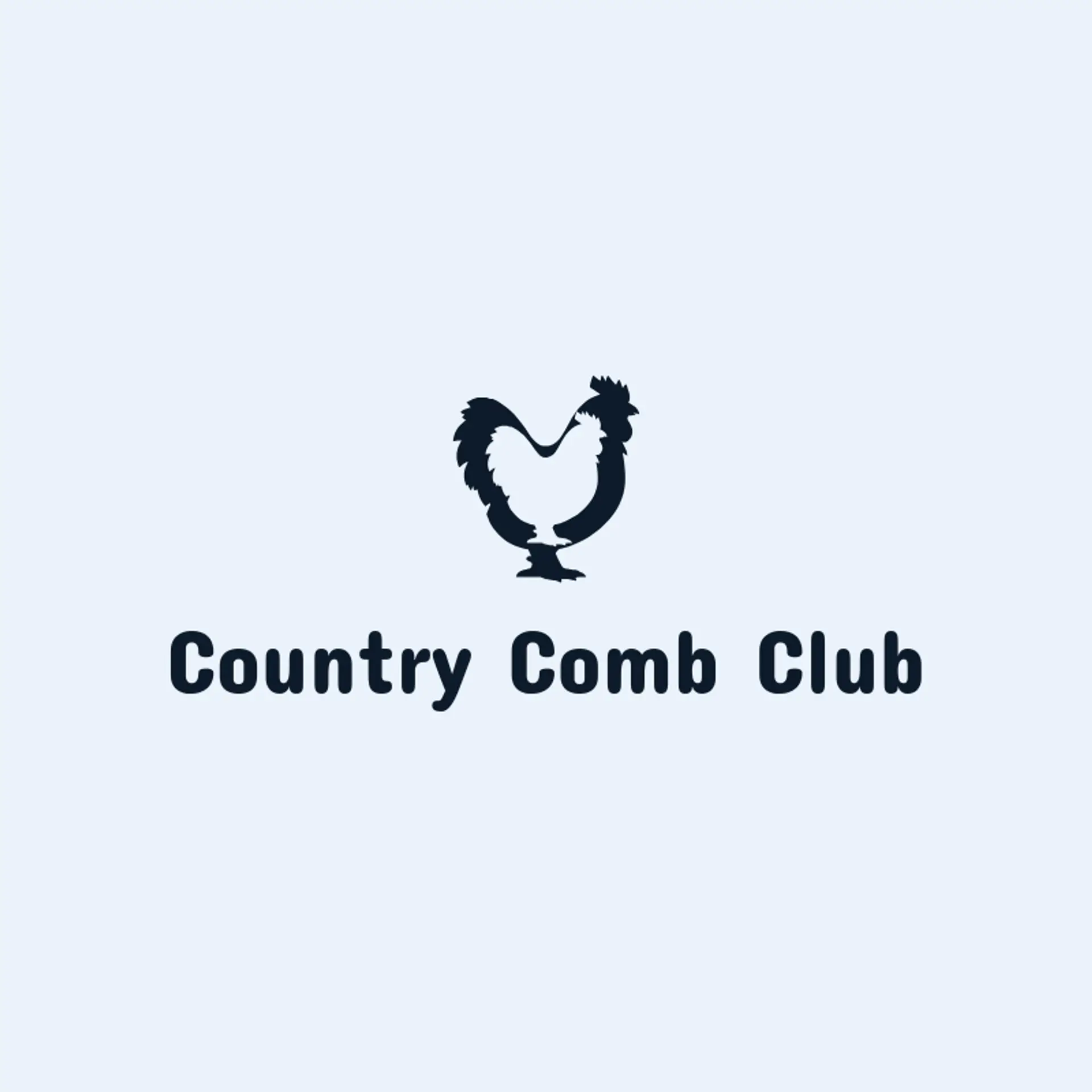 Country Comb Club logo for chicken