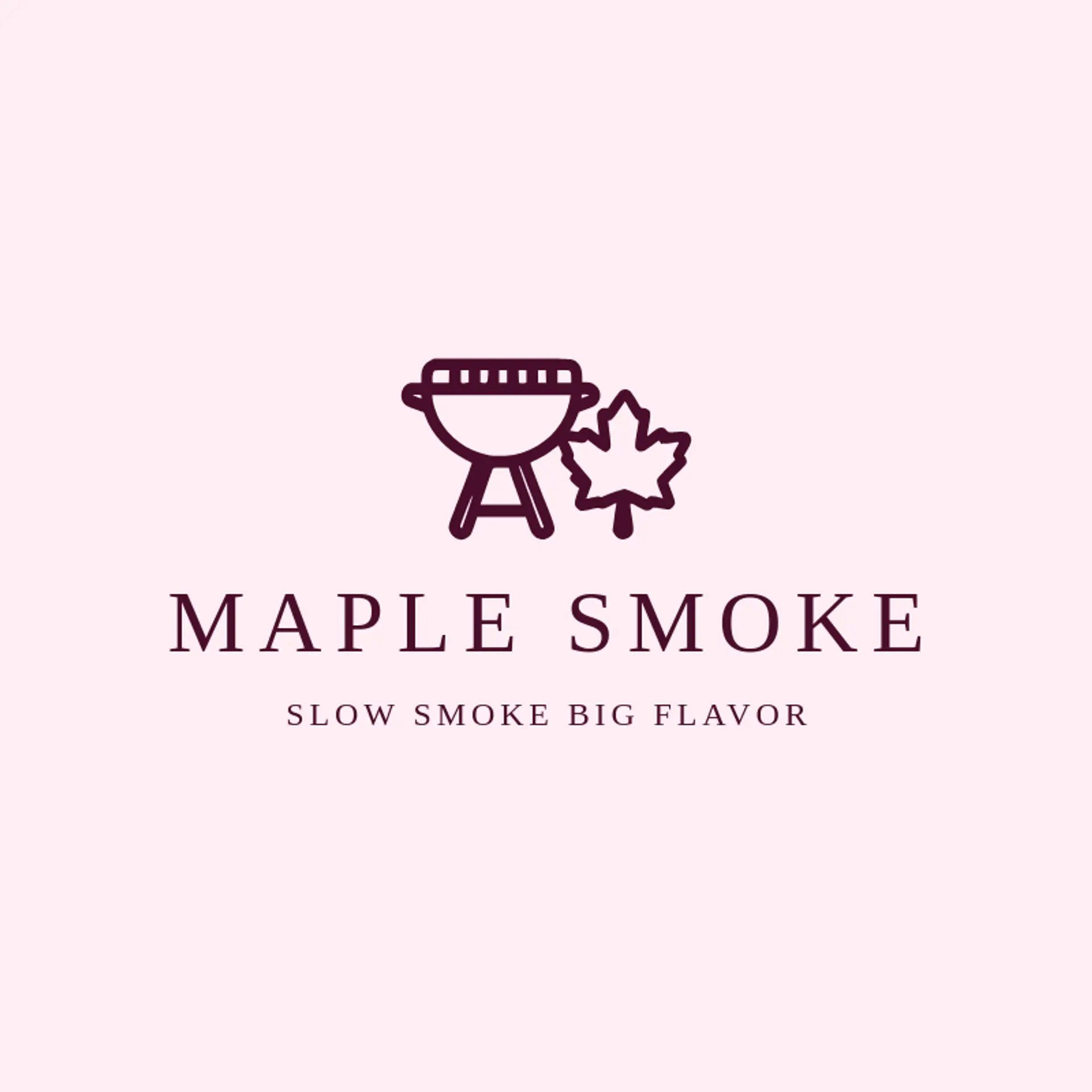 Maple Smoke logo for grill