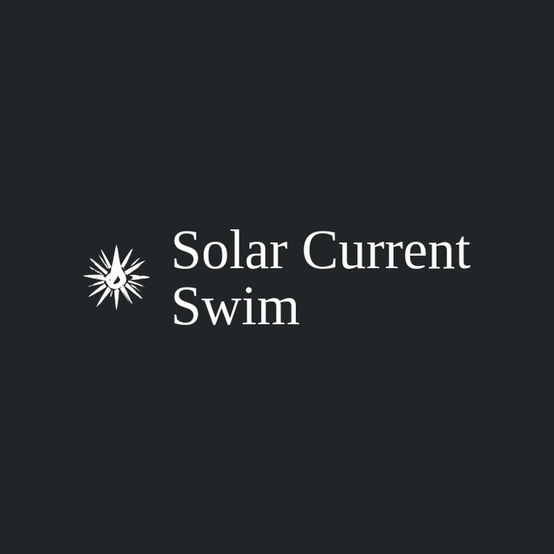 Solar Current Swim logo for swimming