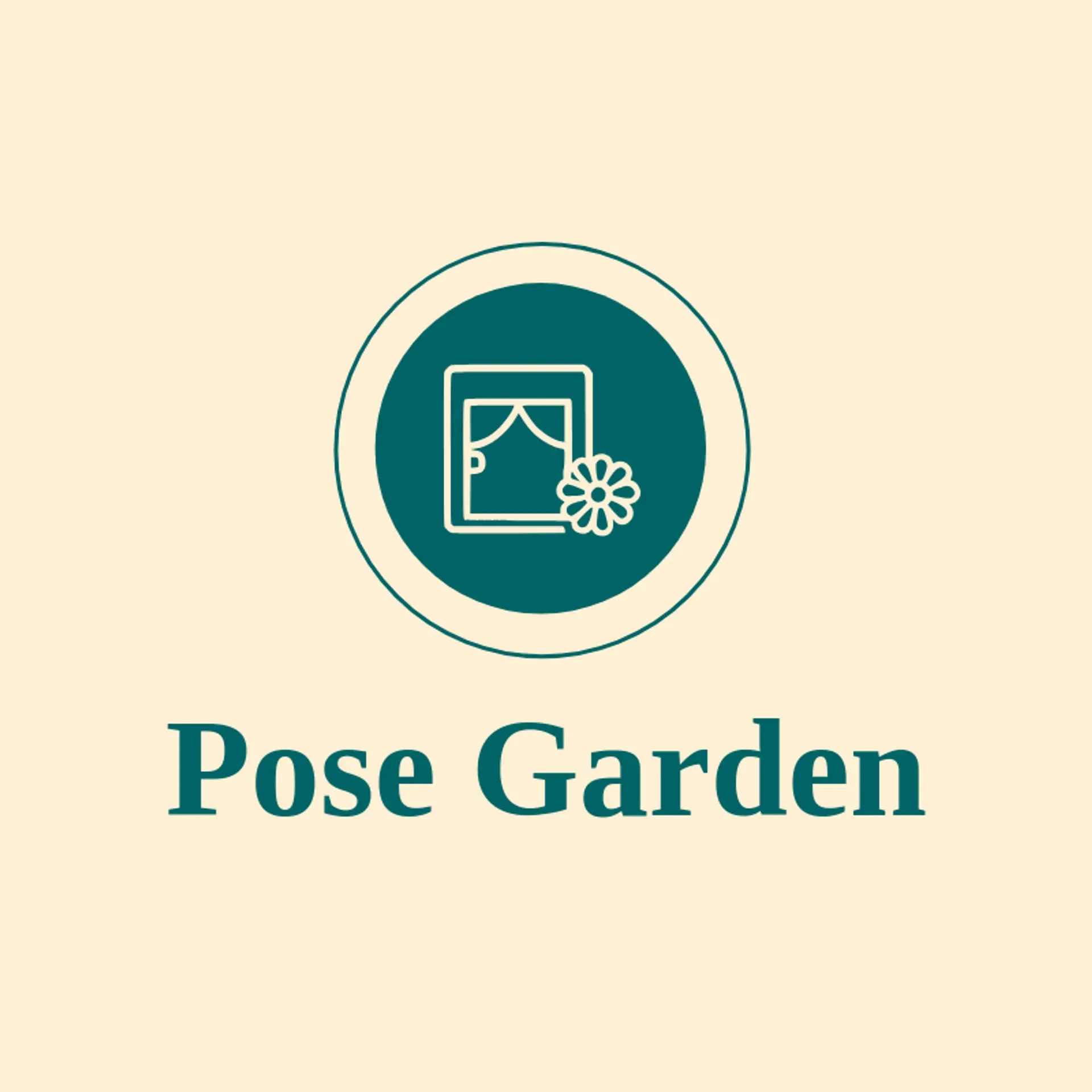 Pose Garden logo for photo booth