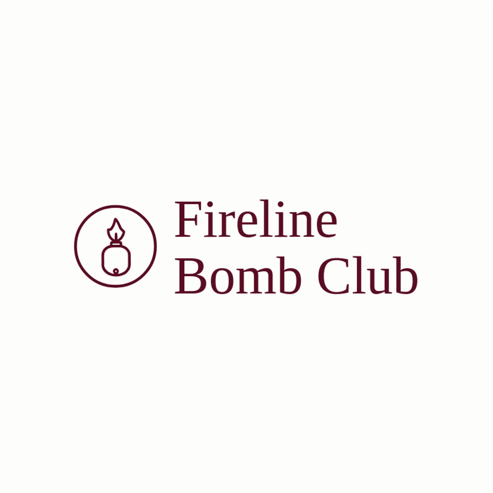 Fireline Bomb Club logo for bomb