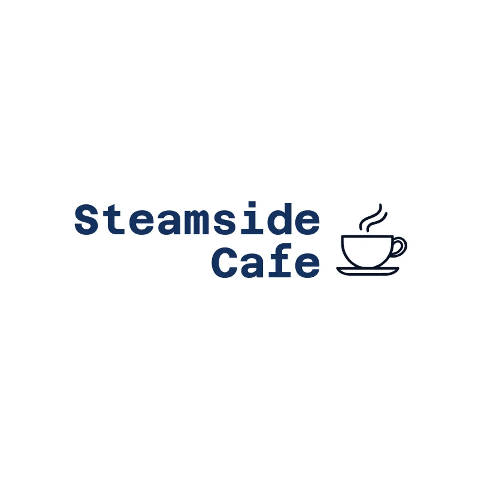Steamside Cafe logo for coffee