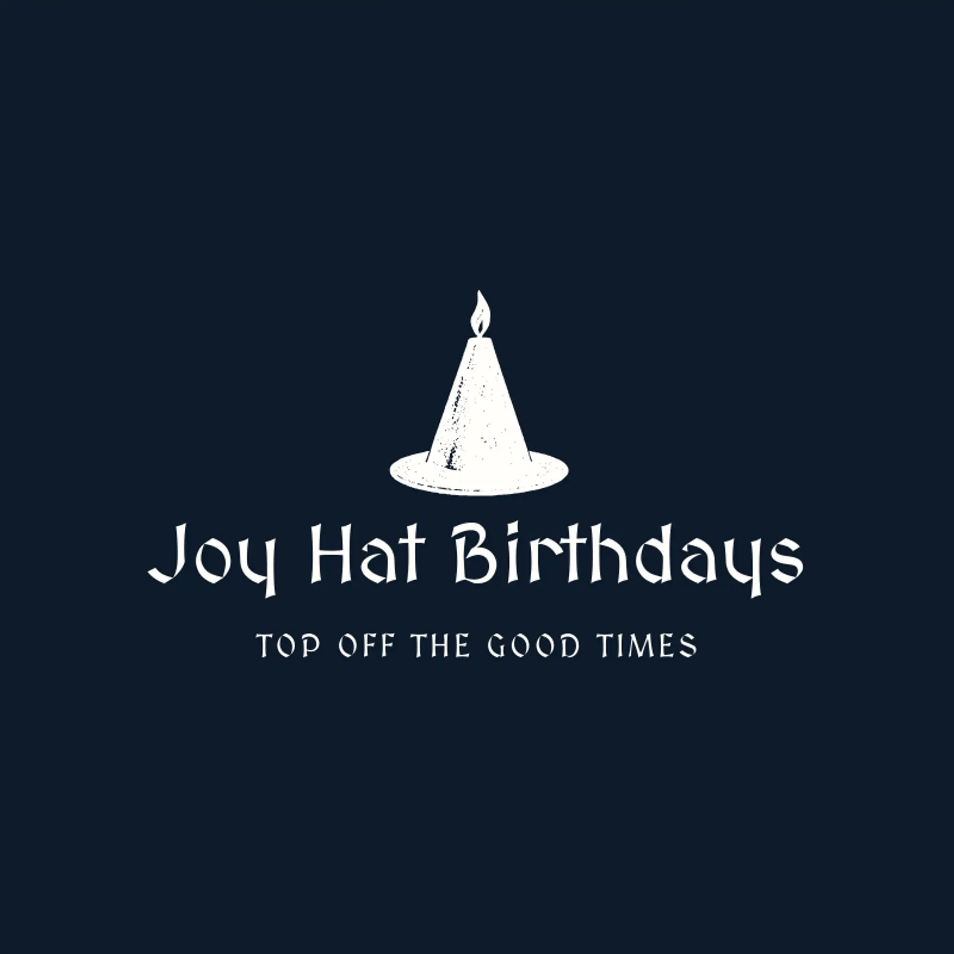 Joy Hat Birthdays logo for birthday