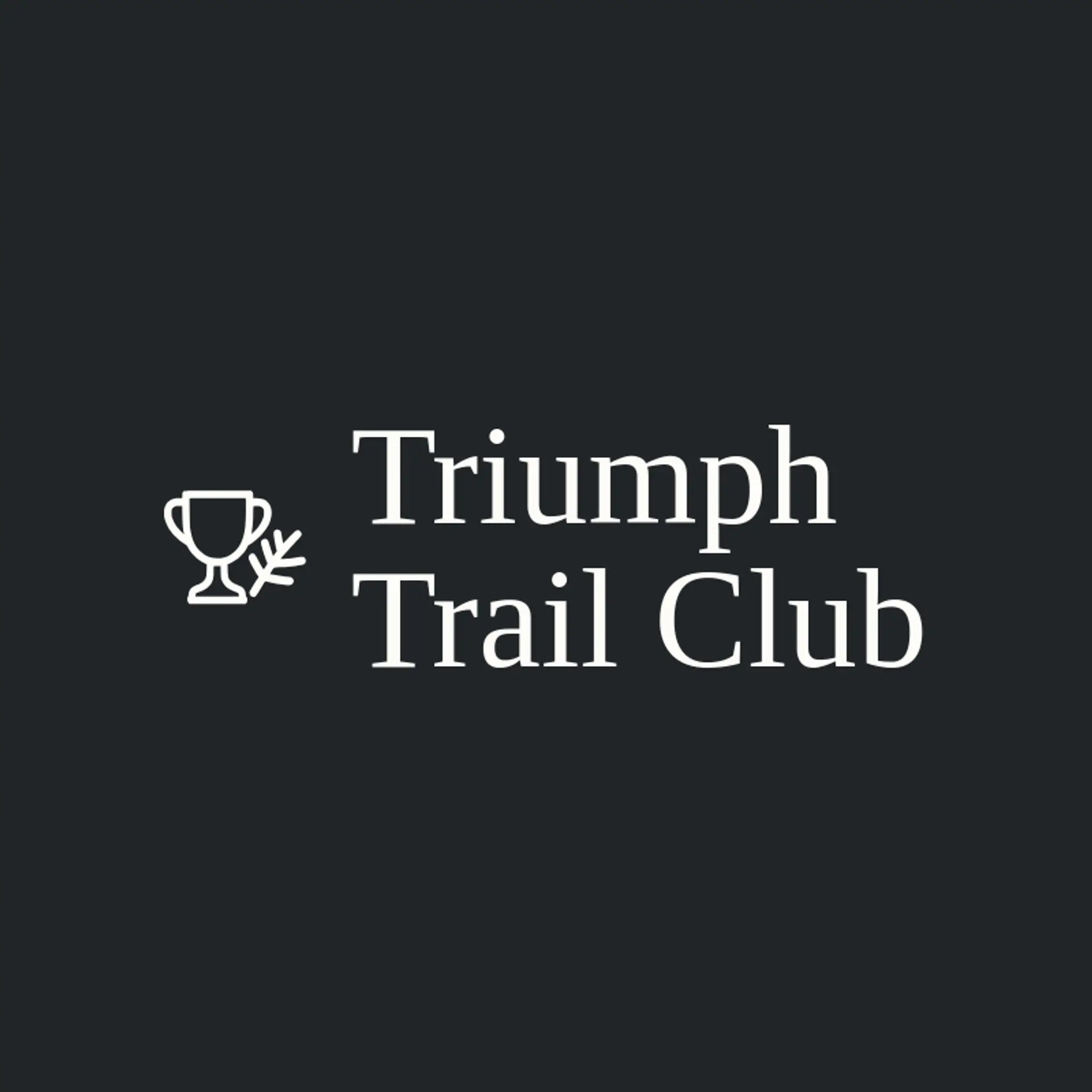 Triumph Trail Club logo for winner