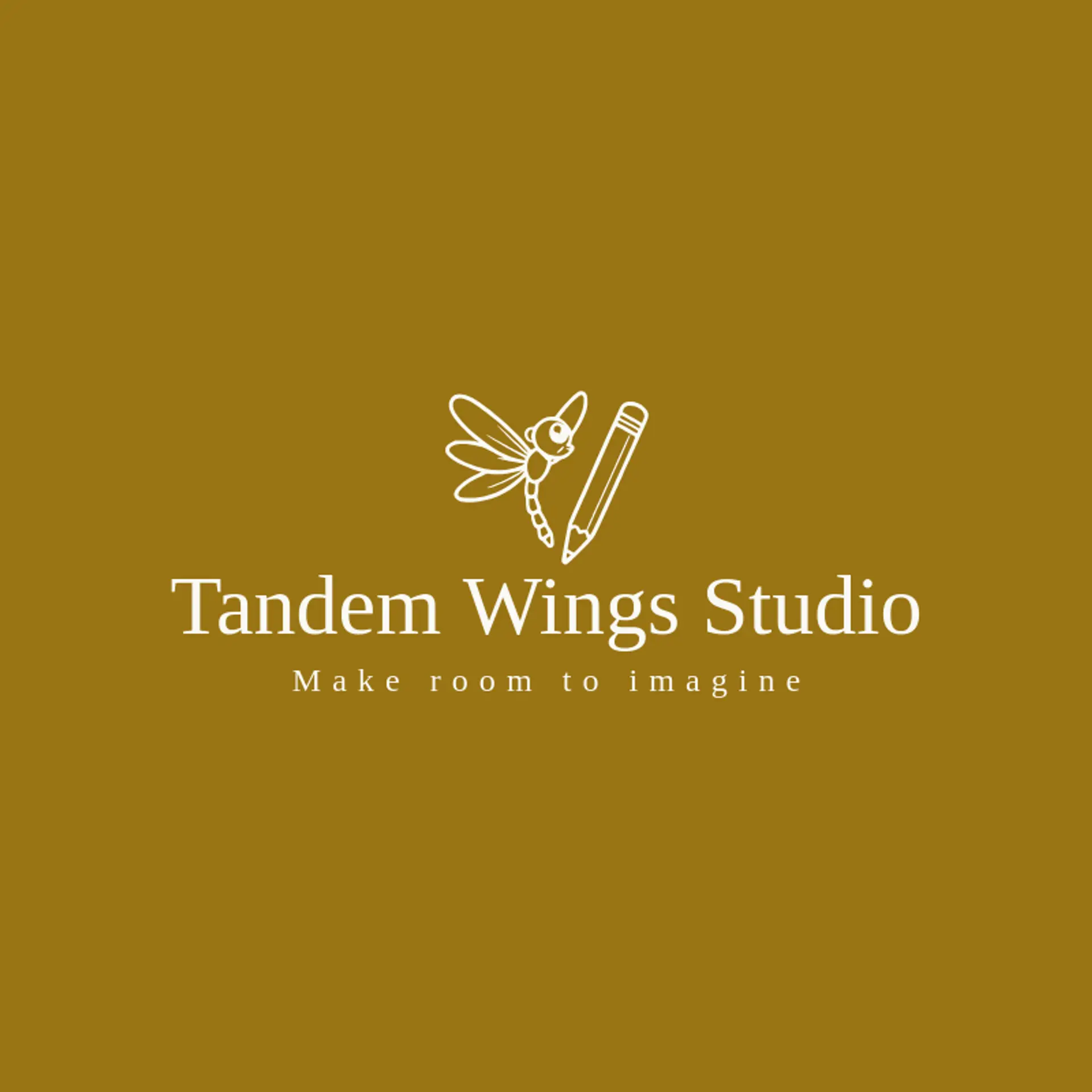Tandem Wings Studio logo for dragonfly