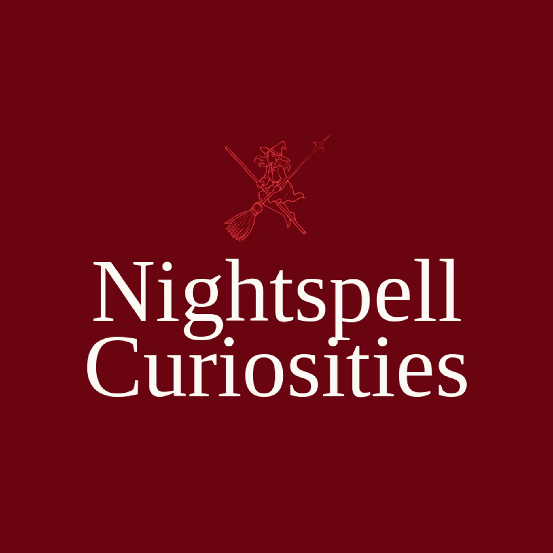 Nightspell Curiosities logo for witch