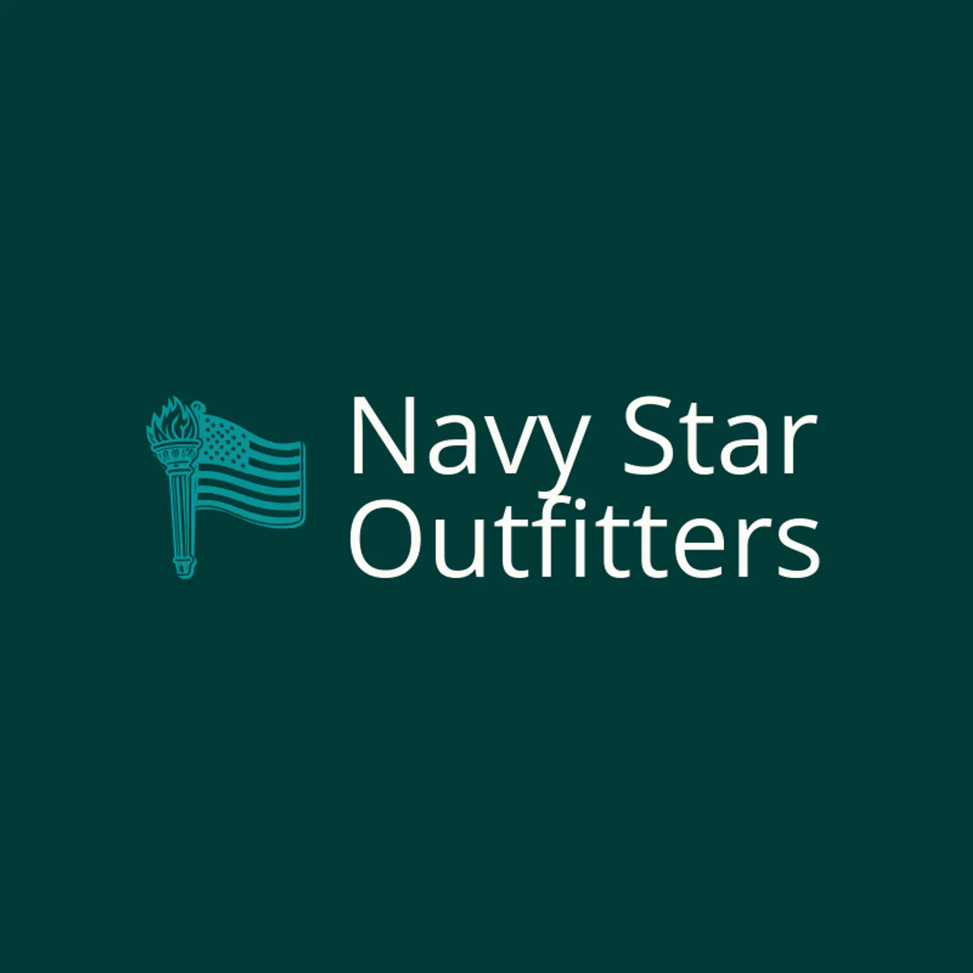 Navy Star Outfitters logo for american flag