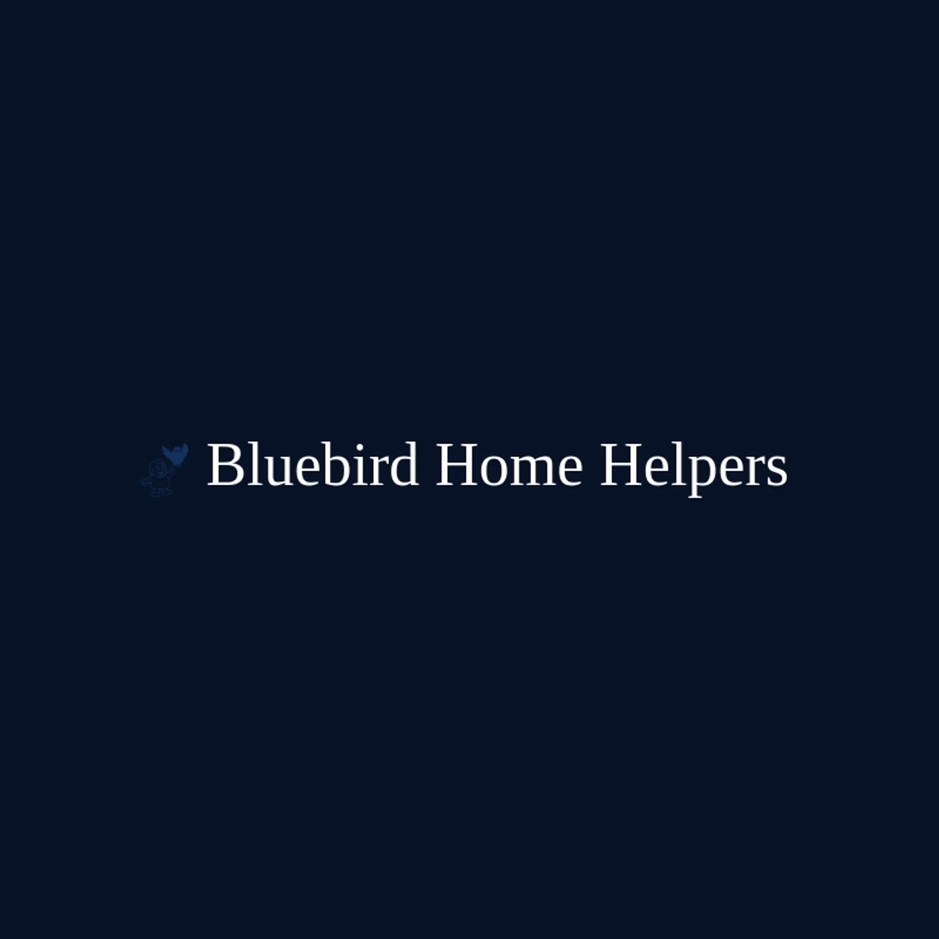 Bluebird Home Helpers logo for caregiver