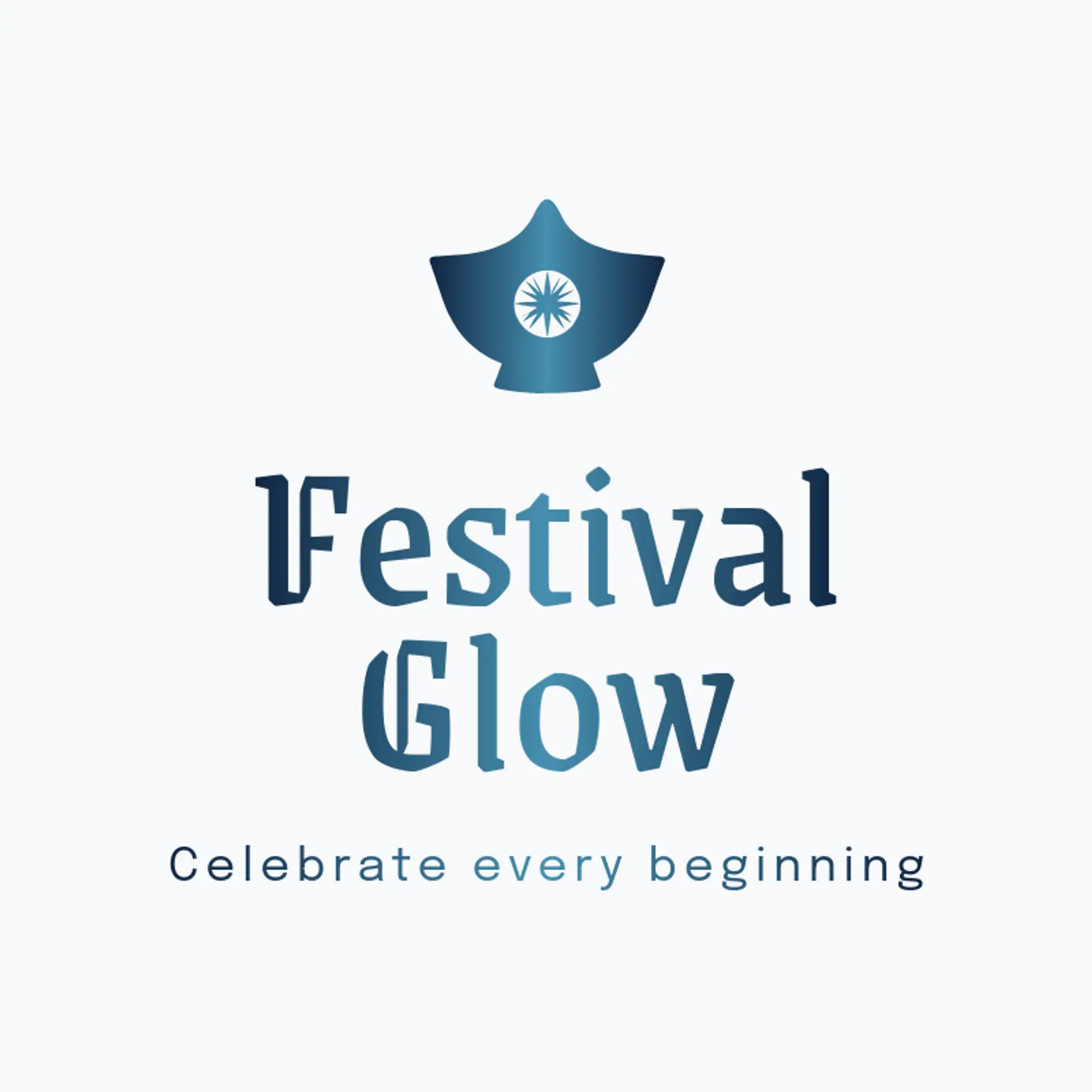 Festival Glow logo for indian flag