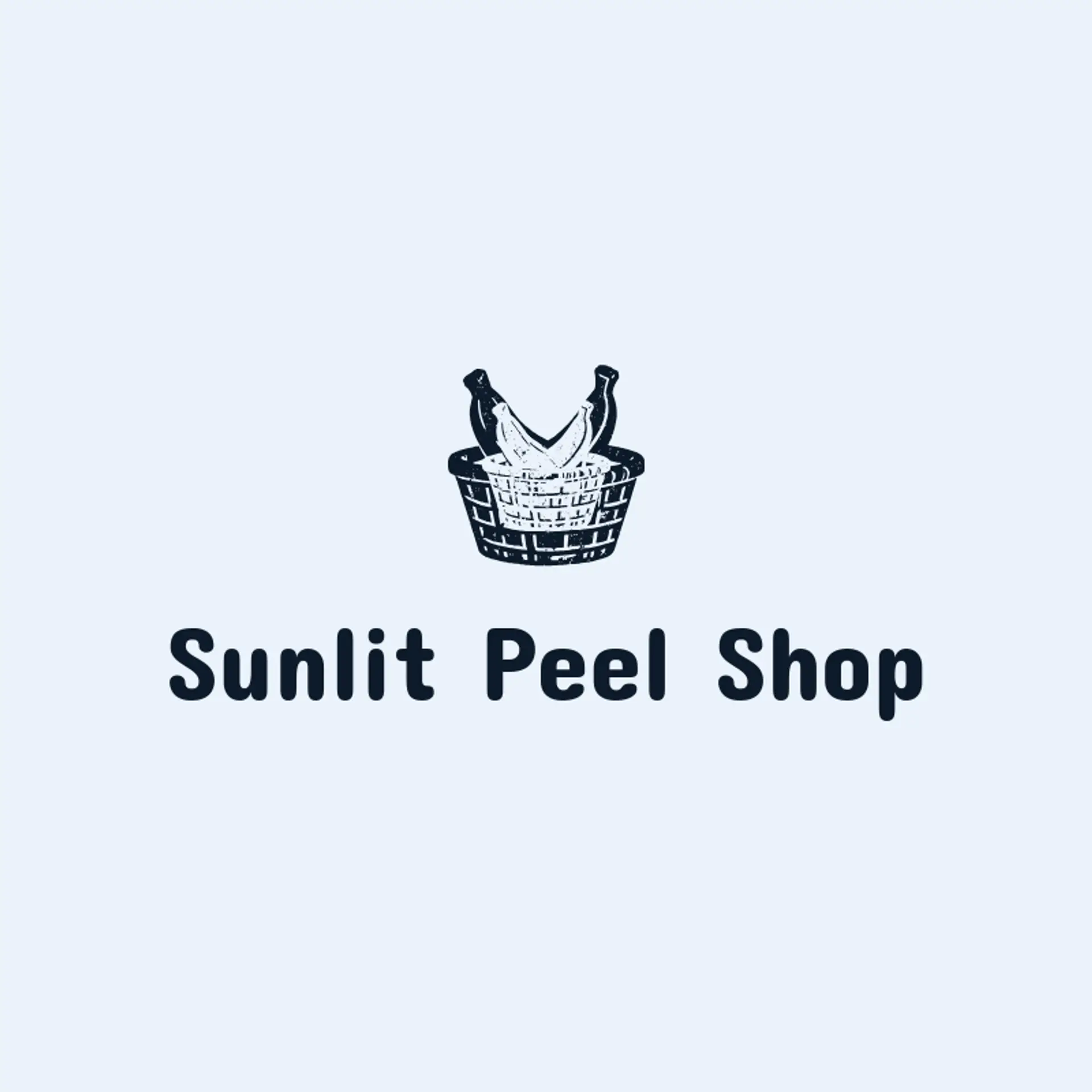 Sunlit Peel Shop logo for banana