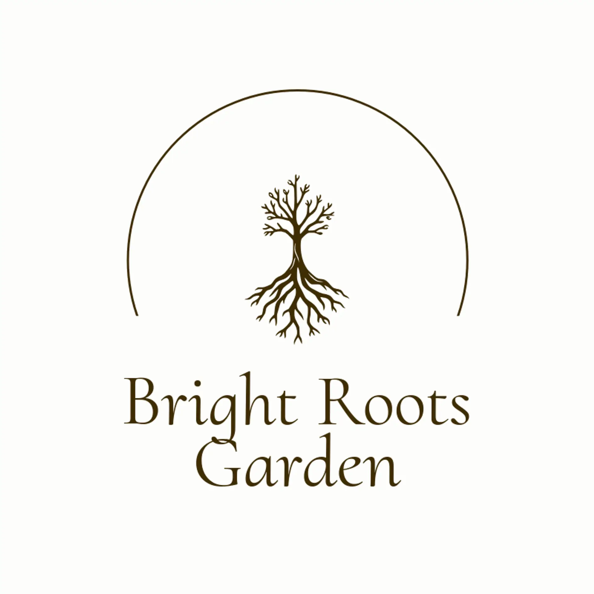 Bright Roots Garden logo for roots