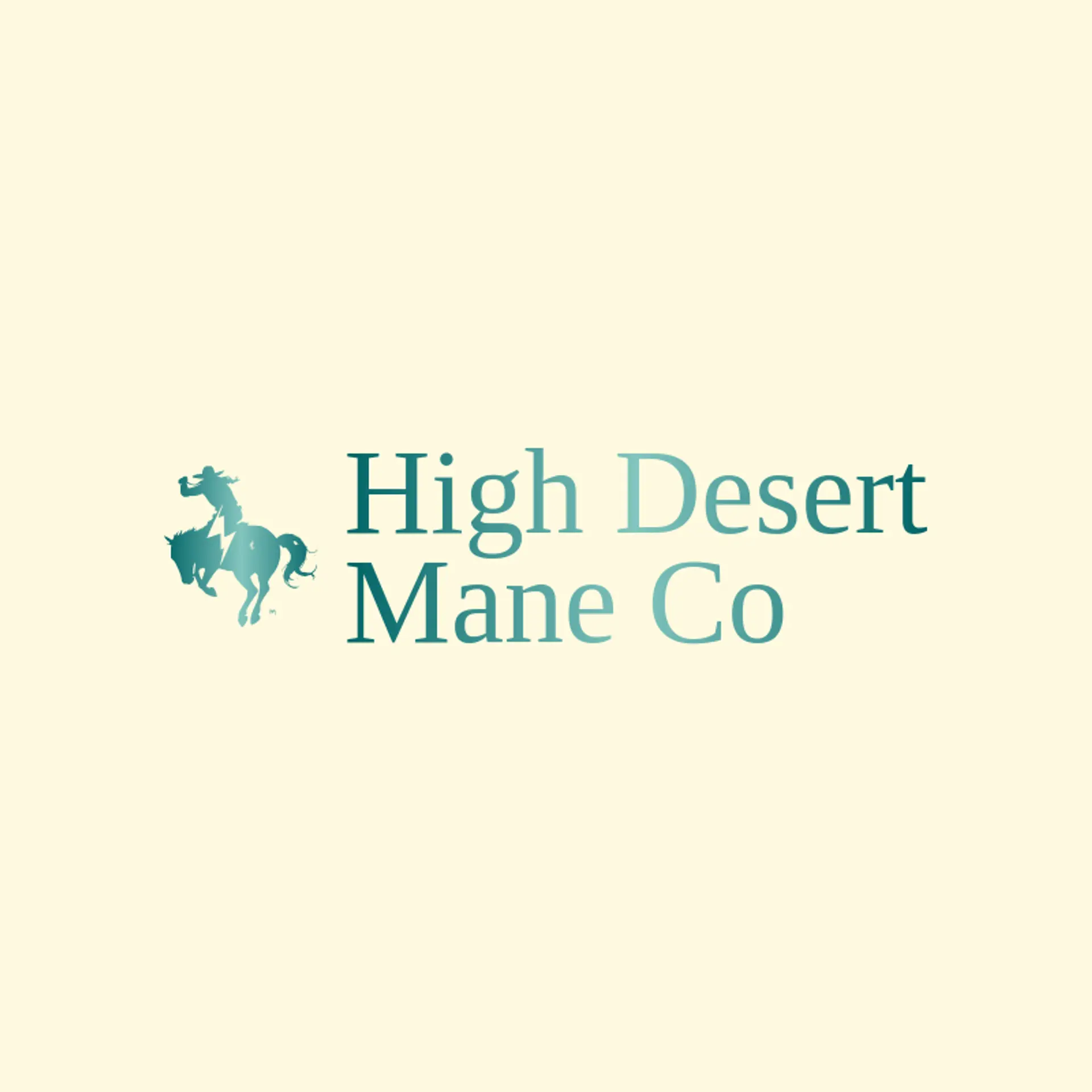 High Desert Mane Co logo for bronco