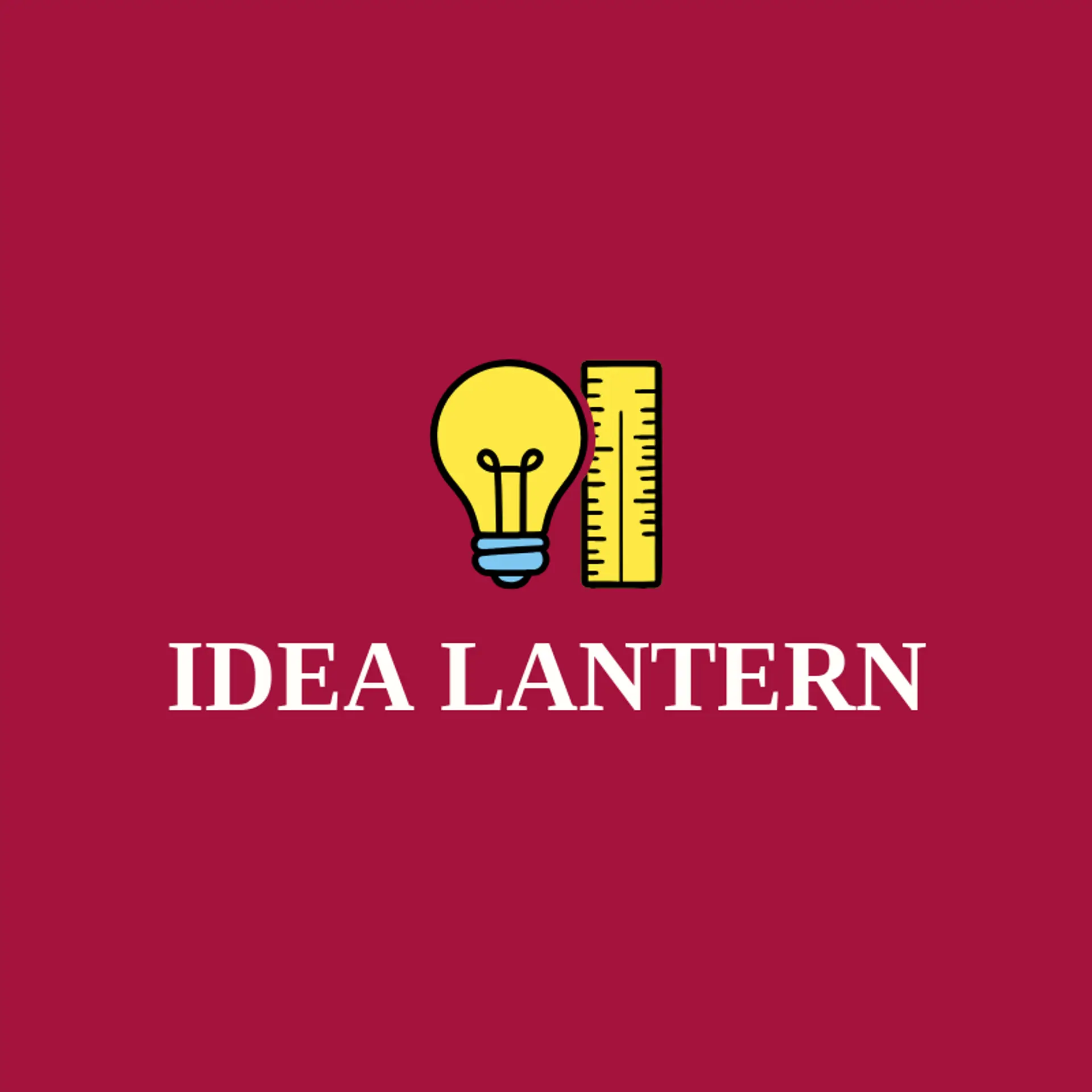 Idea Lantern logo for graphic designer