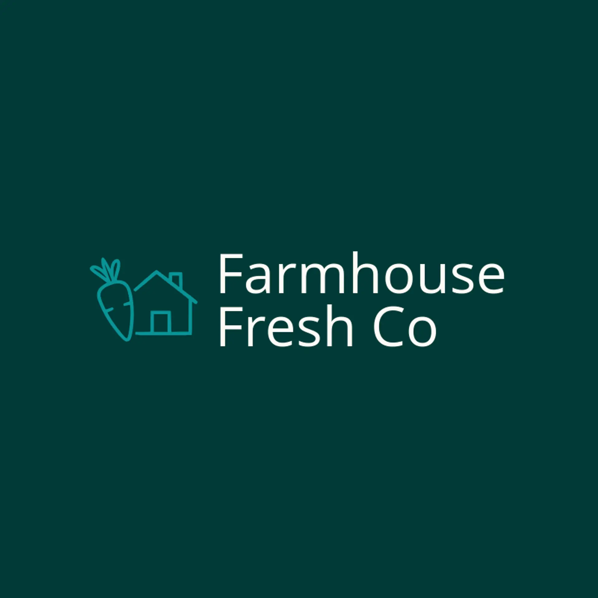 Farmhouse Fresh Co logo for carrot