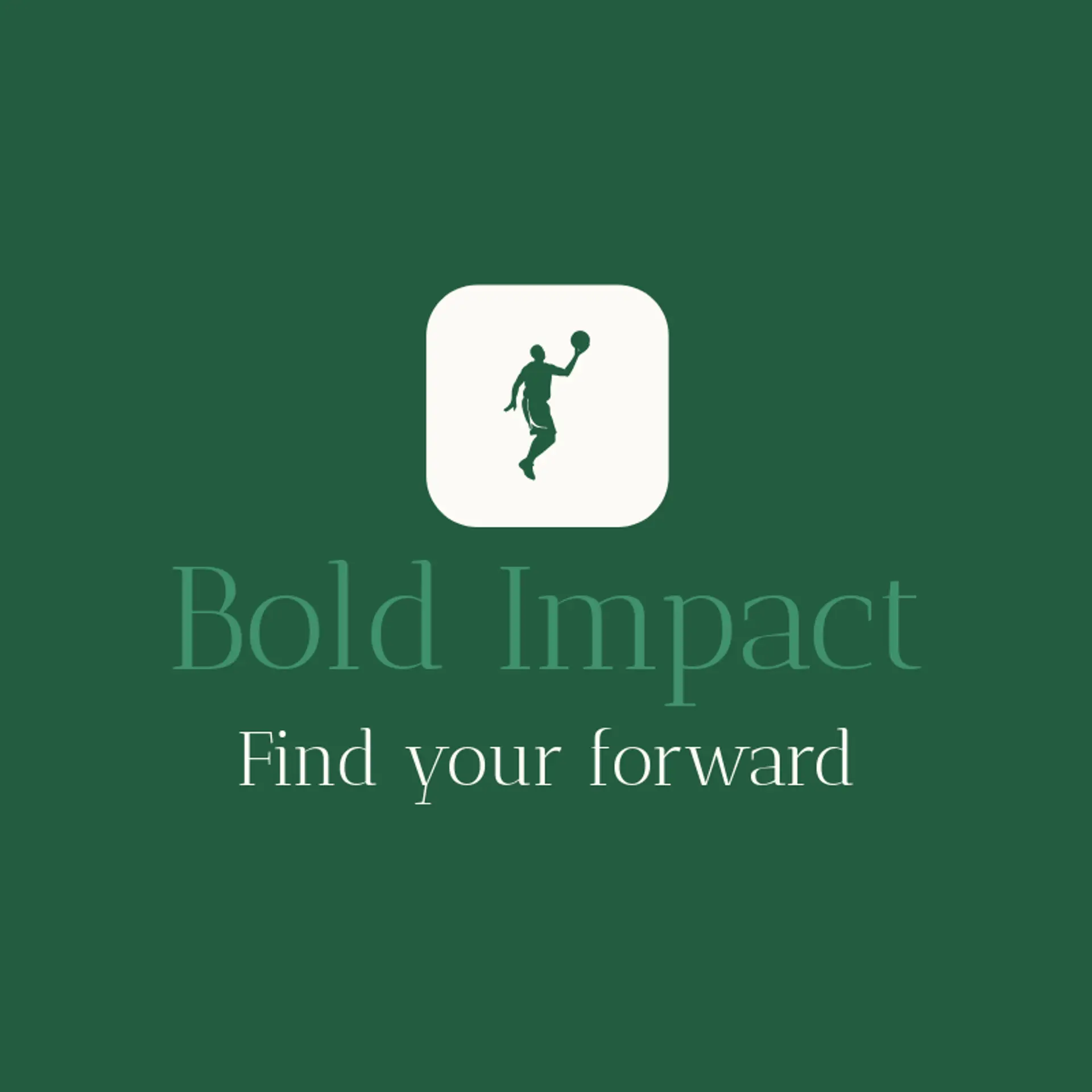 Bold Impact logo for action