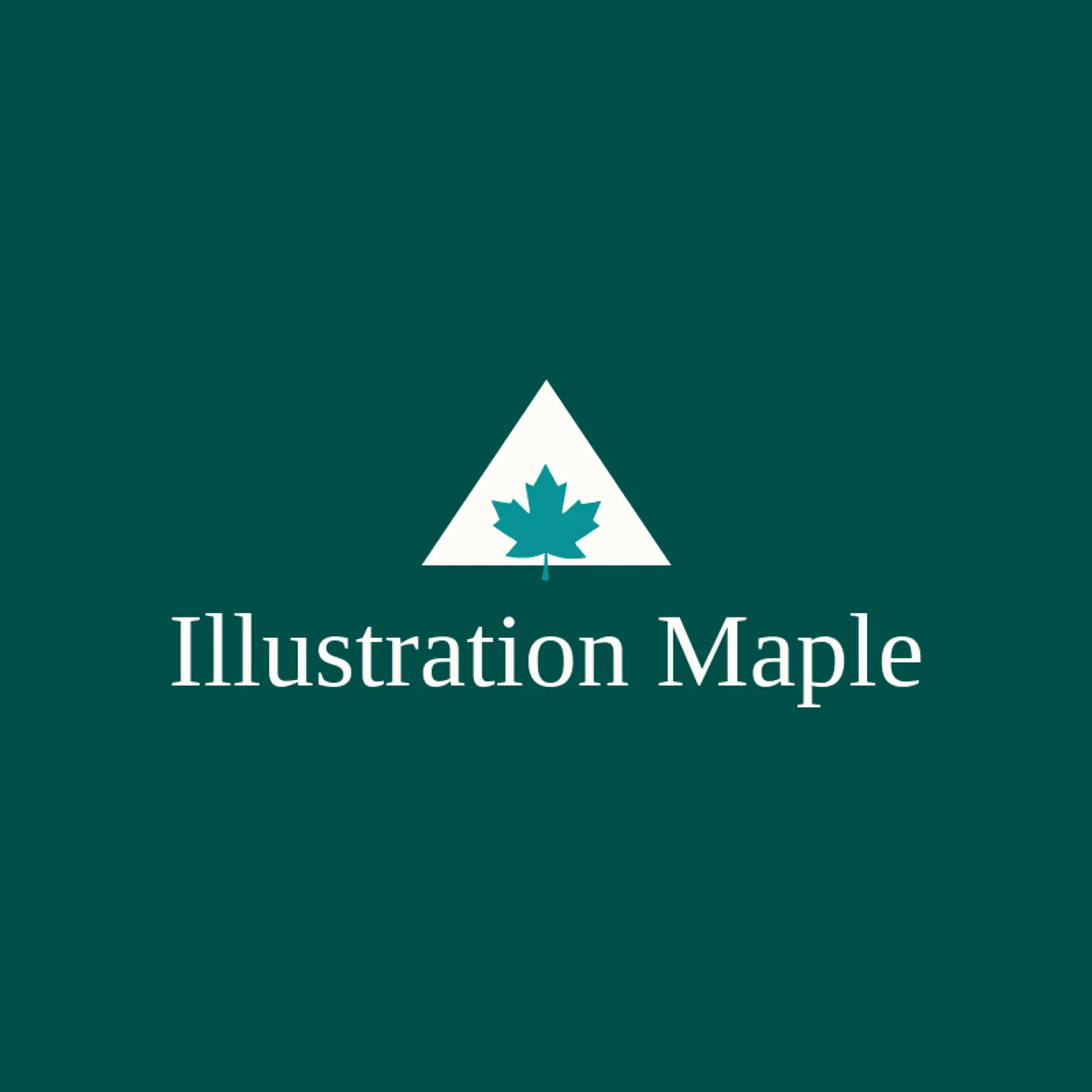 Illustration Maple logo for illustration
