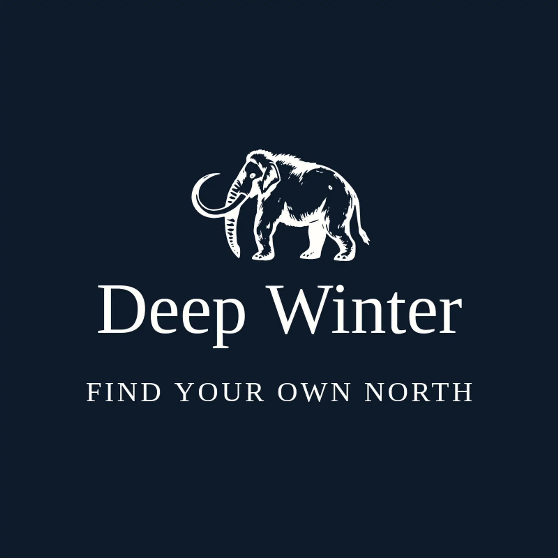 Deep Winter logo for mammoth