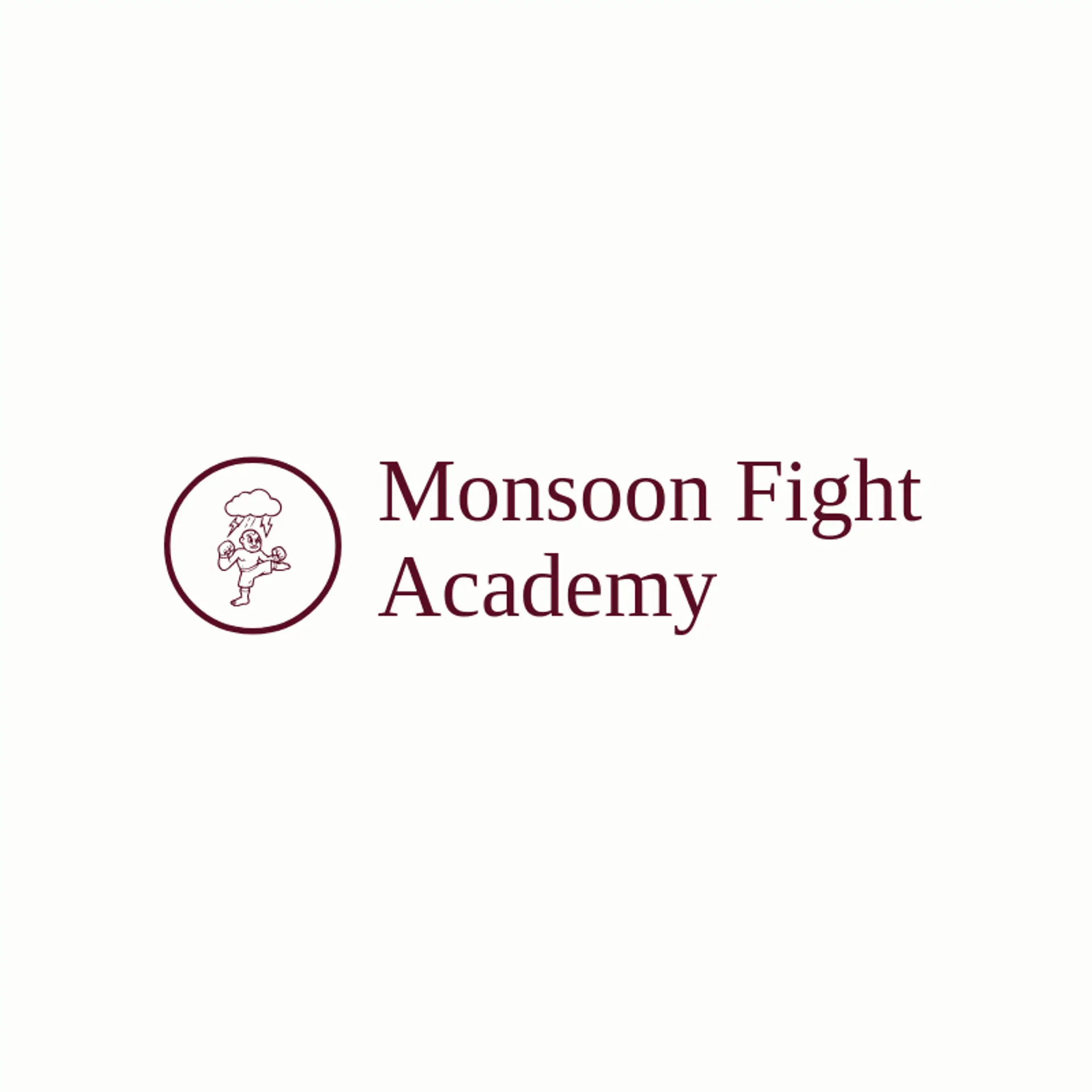 Monsoon Fight Academy logo for muay thai