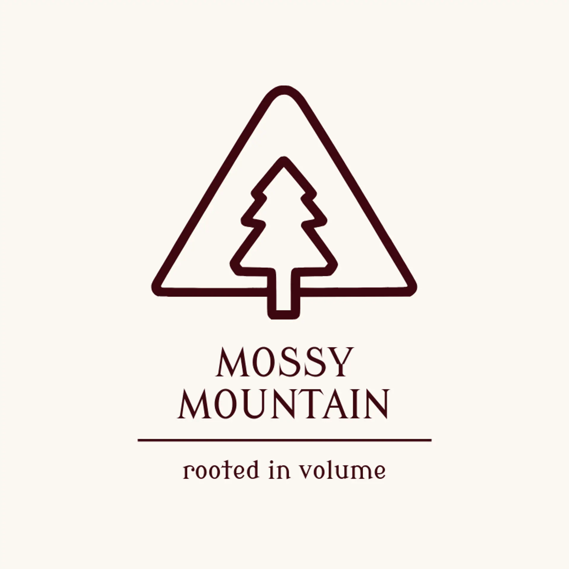 Mossy Mountain logo for rock