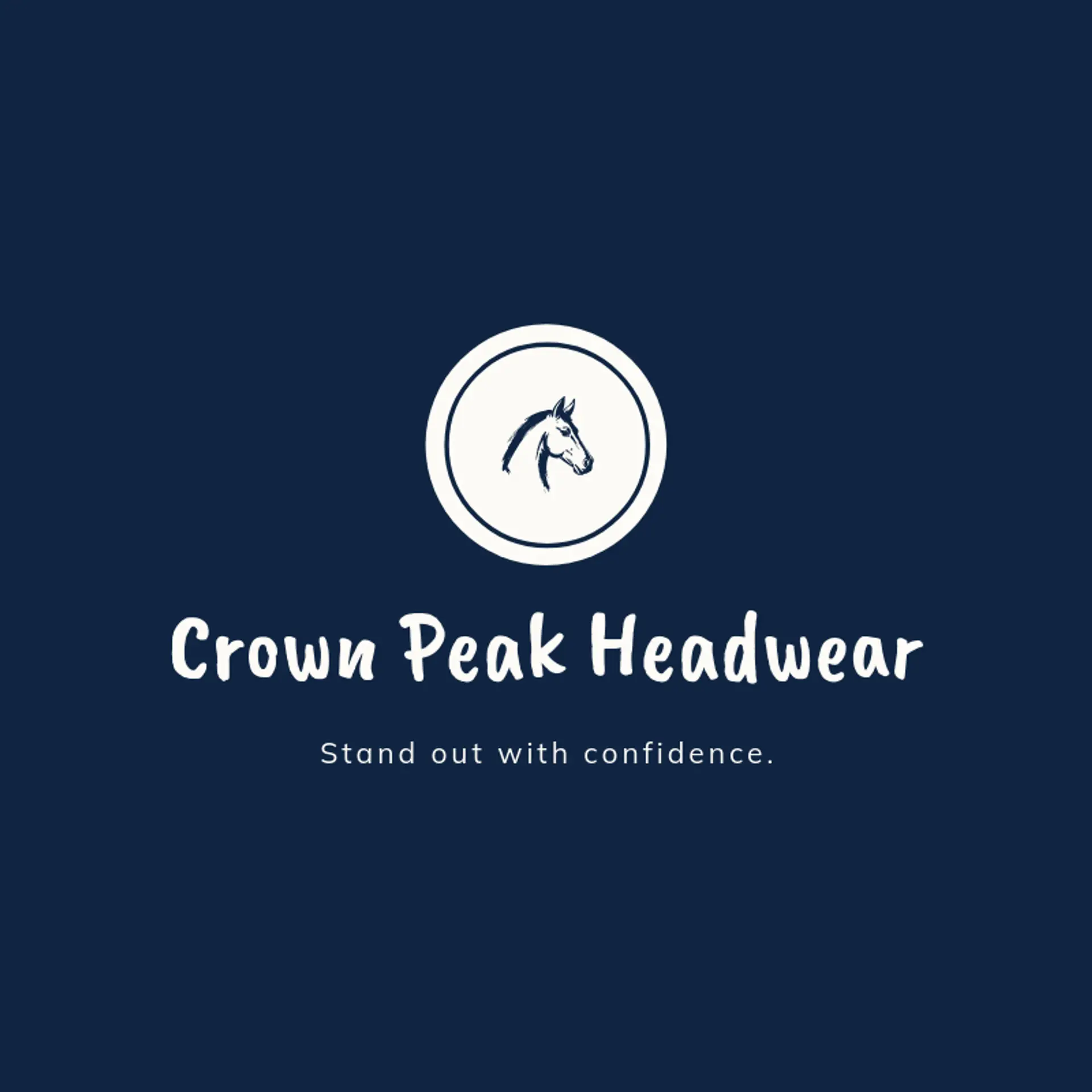 Crown Peak Headwear logo for head