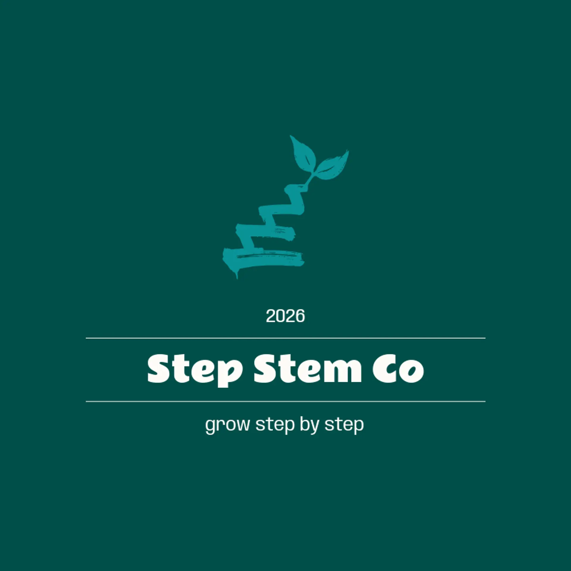 Step Stem Co logo for growth